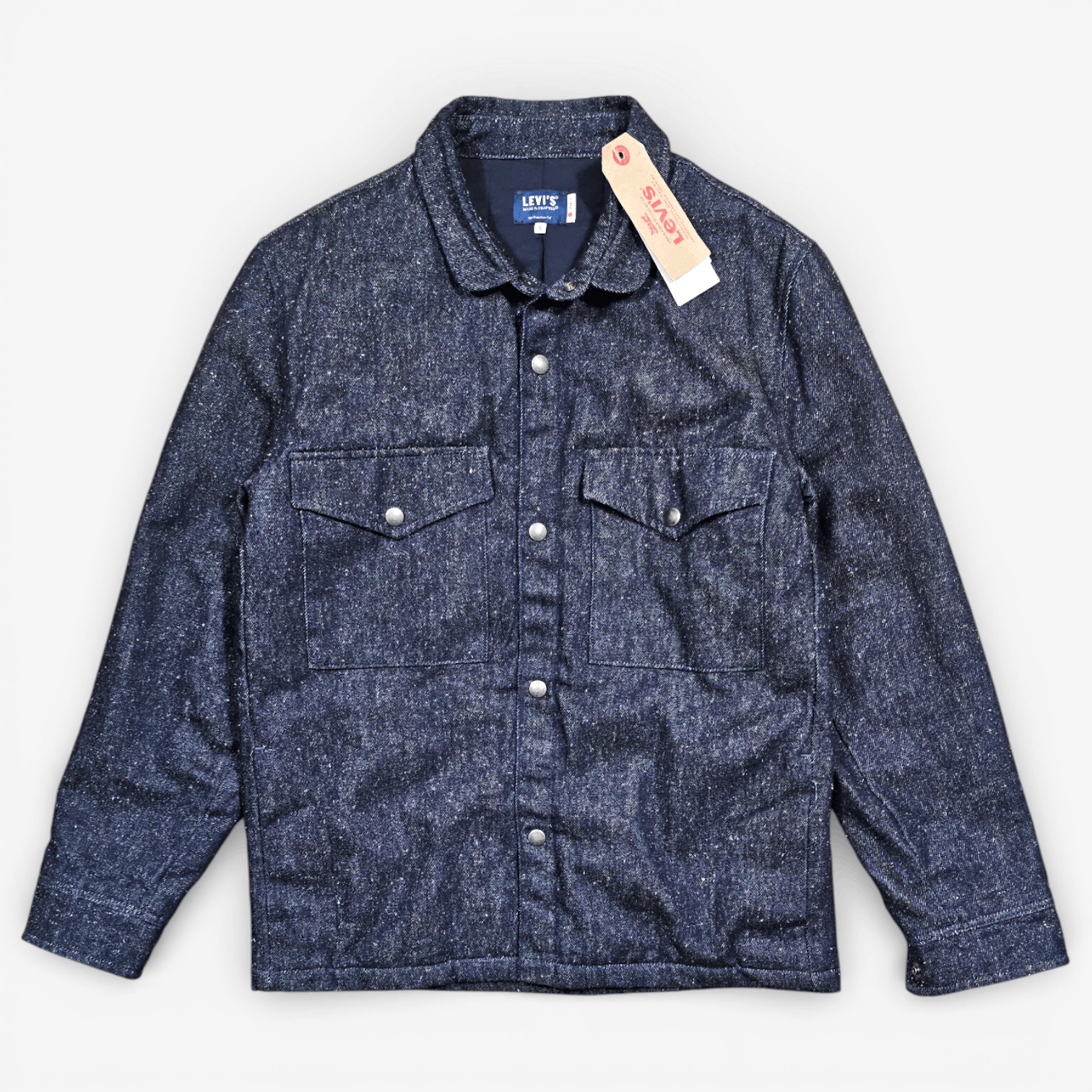Levi's Made & Crafted Levi's Made & Crafted Shirt Jacket Neppy Japanese Fabrics S Size US S / EU 44-46 / 1 - 2 Thumbnail
