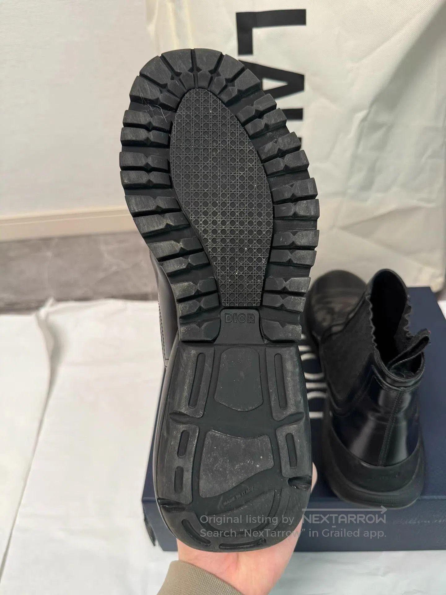 Dior Black Leather Chelsea Boots Size 7. Size US 7 / EU 40 - 4 Thumbnail