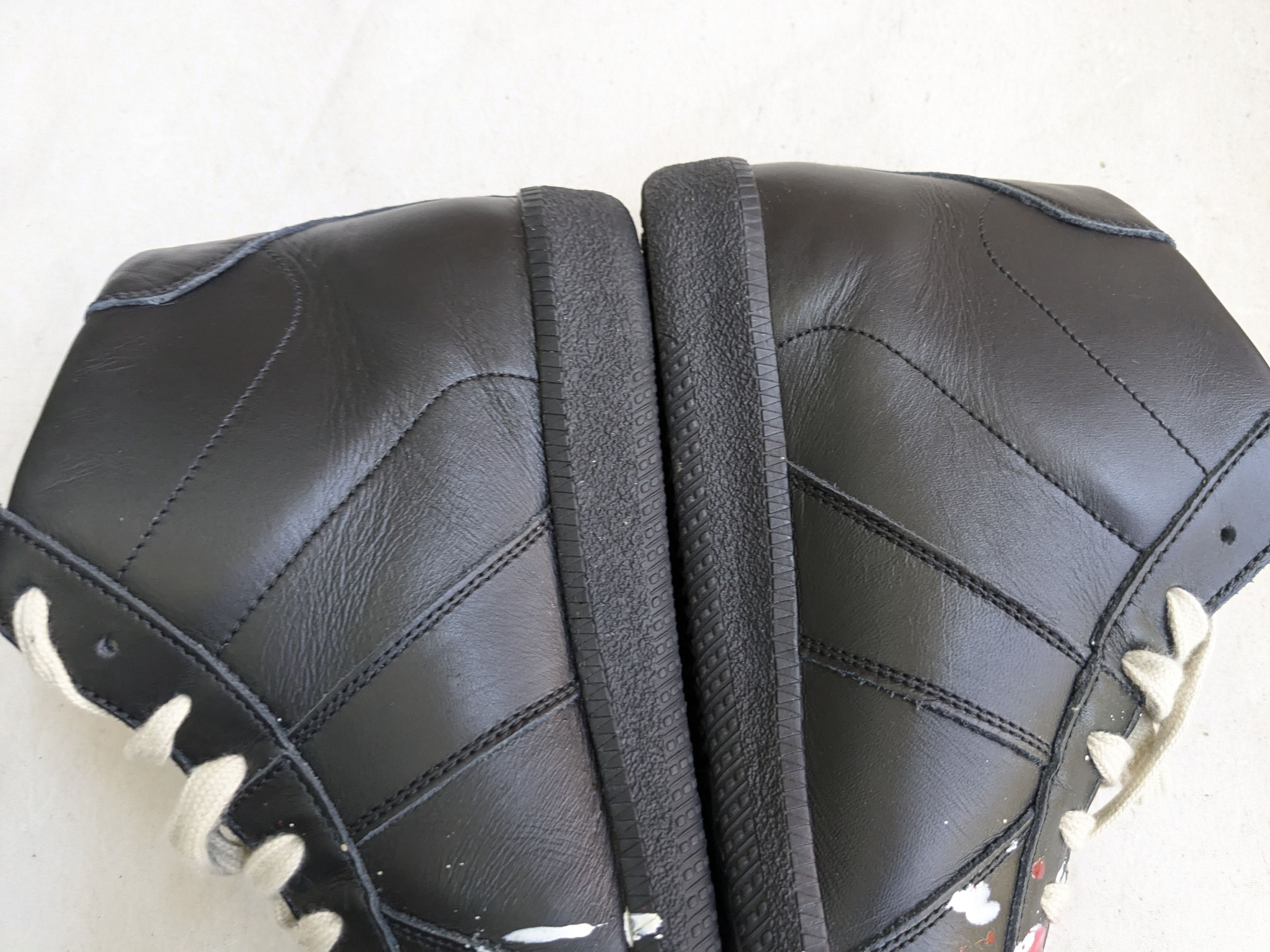 Maison Margiela Maison Margiela GAT Replica Black Paint Splatter 8 41 Size US 8 / EU 41 - 12 Thumbnail