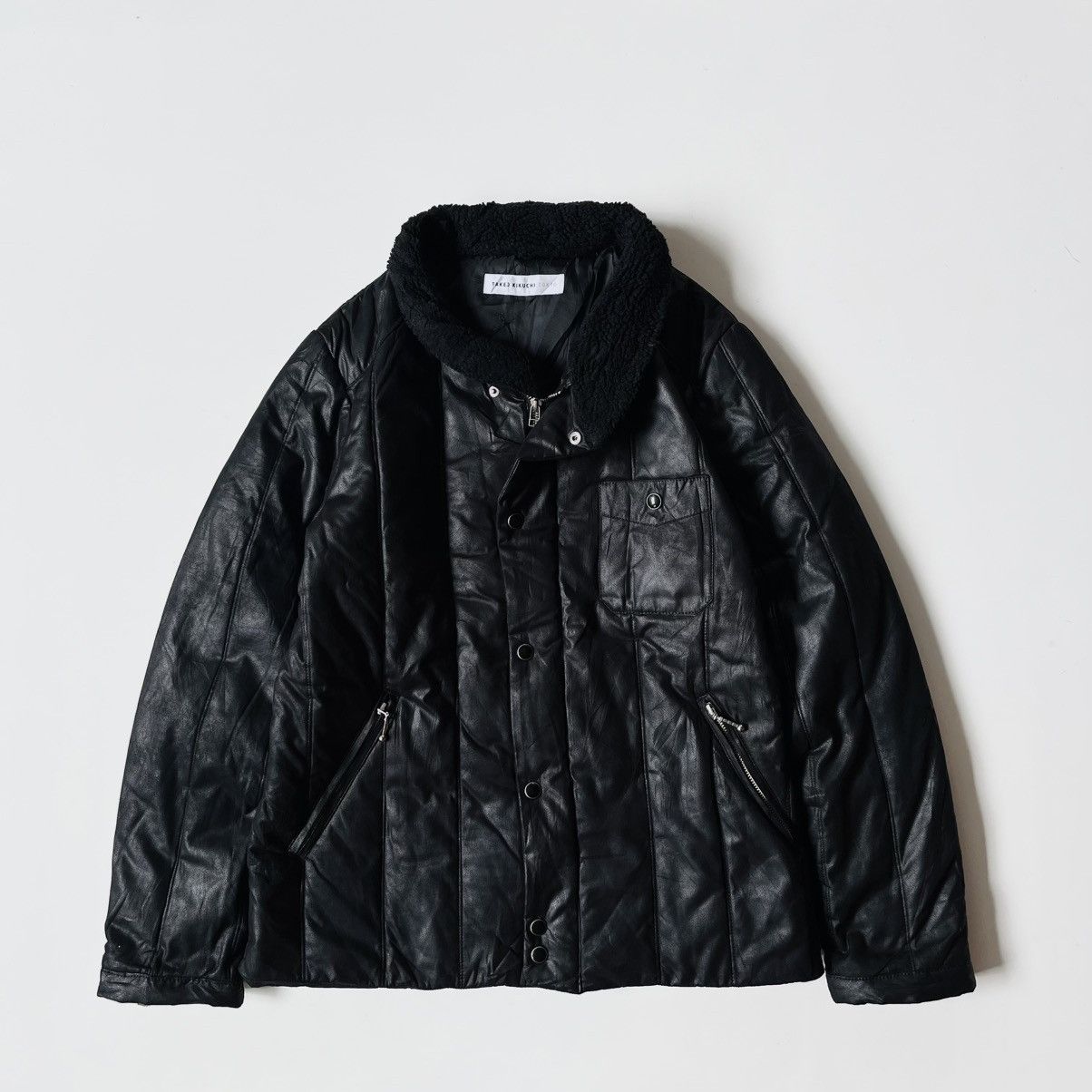 Takeo Kikuchi Tokyo Quilted Bikers Jacket