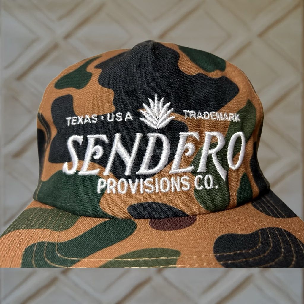 Vintage Sendero Provisions Co. Texas Camo Adjustable Snapback Hat Cap NWOT Size ONE SIZE - 1 Thumbnail