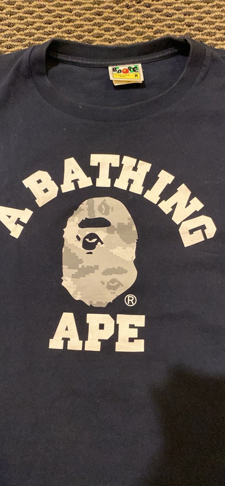 Bape Bape College Tee Size US M / EU 48-50 / 2 - 1 Thumbnail