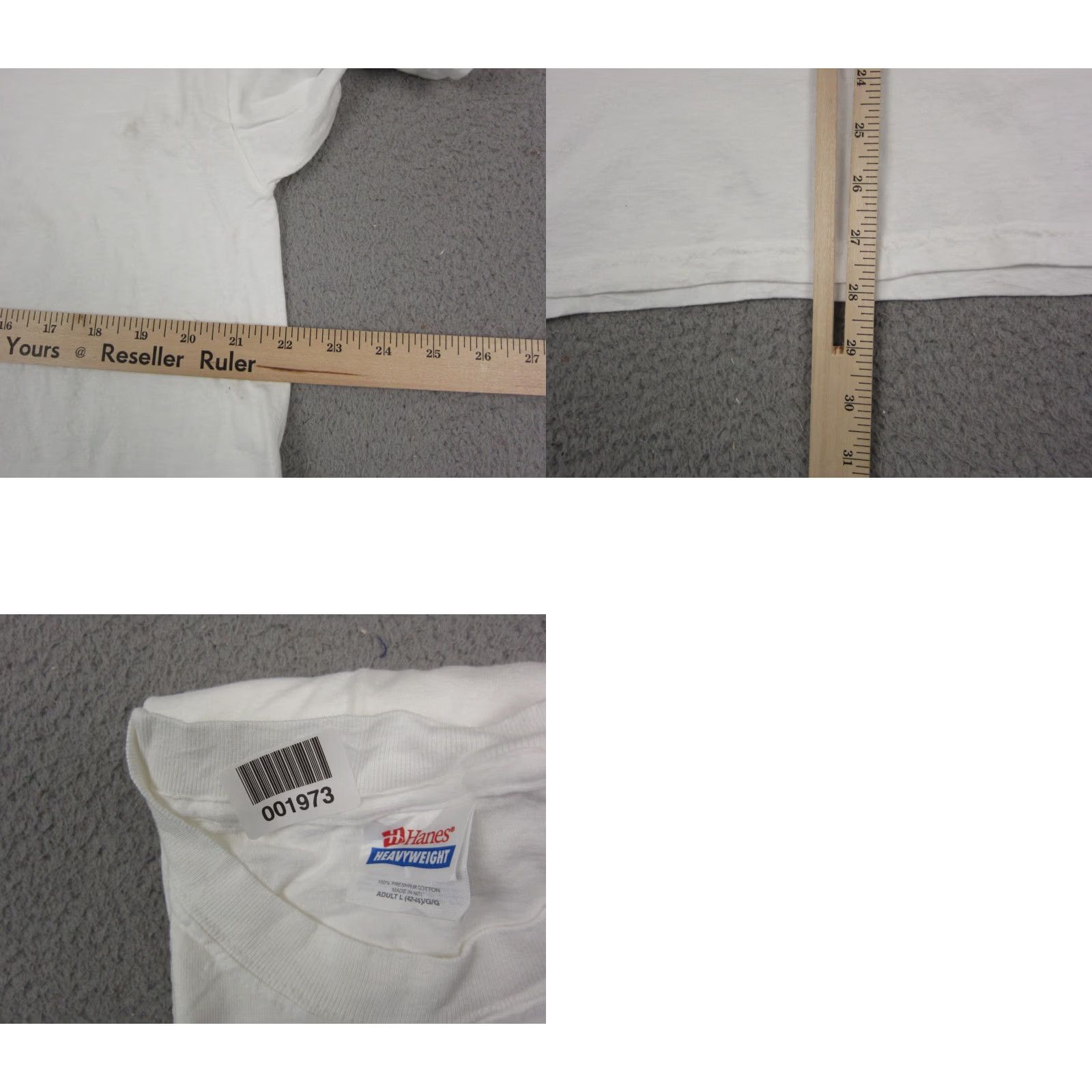 Hanes VINTAGE Hanes Shirt Adult L White ASIC in a Flash Actel FPGA Single Stitch Y2K Outdoor 90s Mens Shirt Size US L / EU 52-54 / 3 - 9 Thumbnail