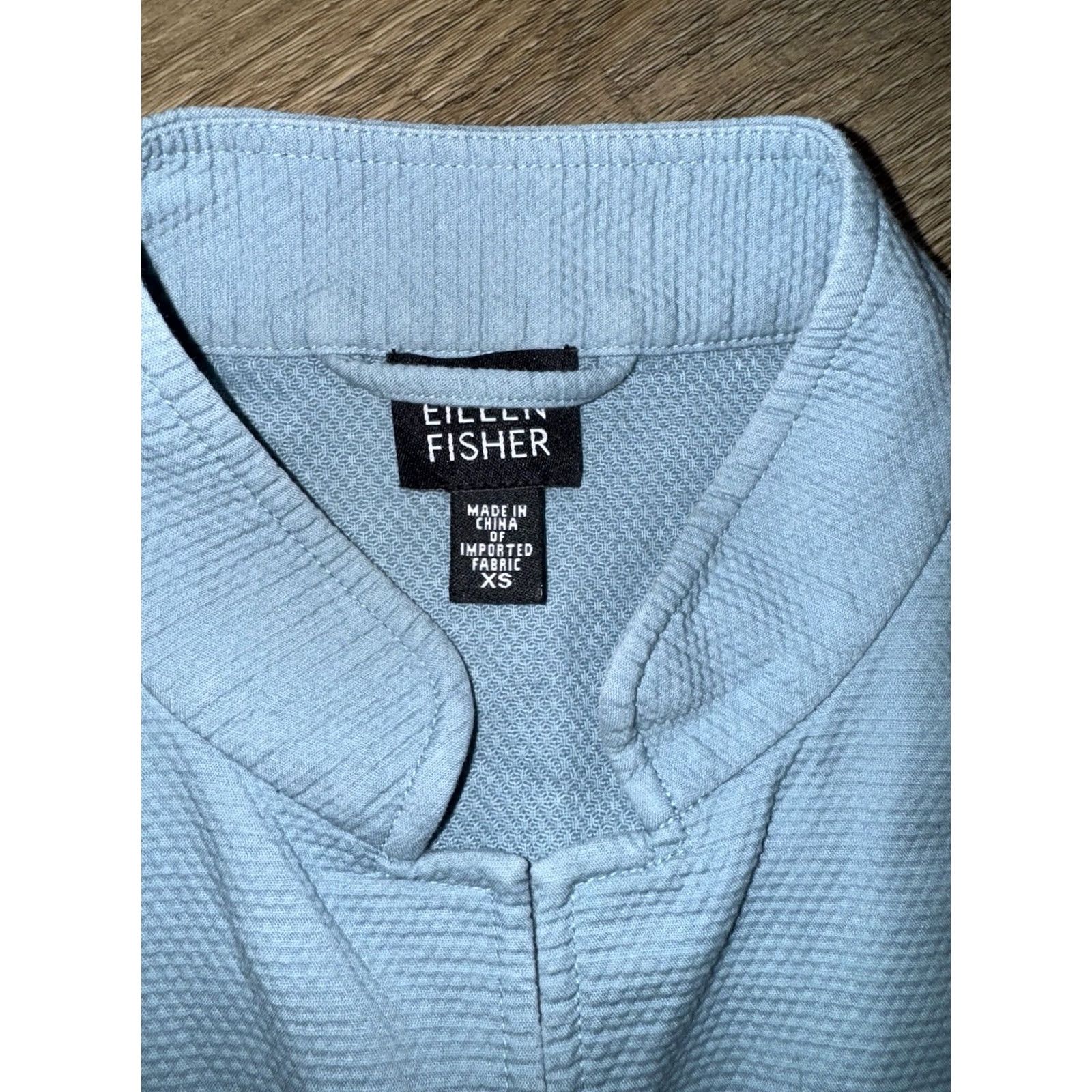 Eileen Fisher Eileen Fisher Jacket Women's XS Light Blue Cotton Spandex Button Up Size XS / US 0-2 / IT 36-38 - 2 Thumbnail