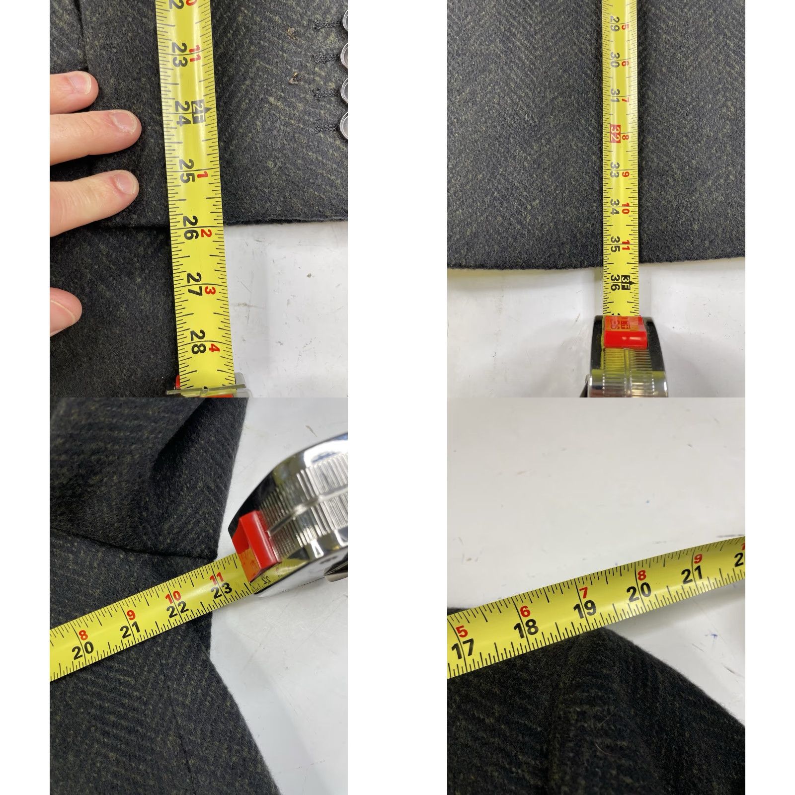 Olive Cardinal Of Canada Coat Olive Herringbone Wool Cashmere 44R Overcoat MenYes Regular Long Jacket-Topcoat Style Size US S / EU 44-46 / 1 - 8 Thumbnail