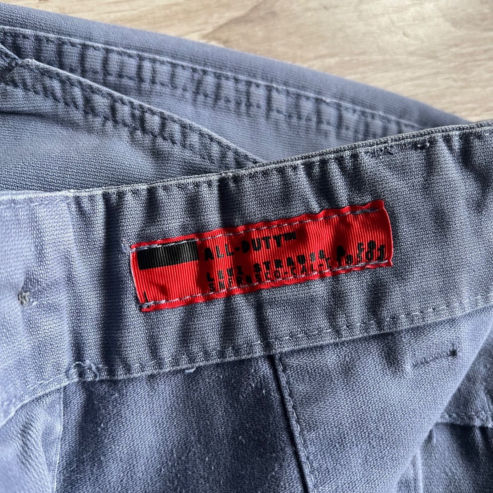 Levi's Levi’s Vintage All-Duty US Made Gray Blue Button Fly Work Ut Size US 30 / EU 46 - 5 Thumbnail