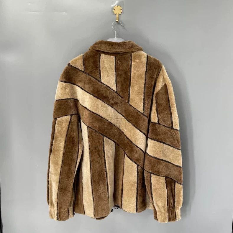 Fendi Fendi Color Block Fur Jacket Size US M / EU 48-50 / 2 - 2 Thumbnail