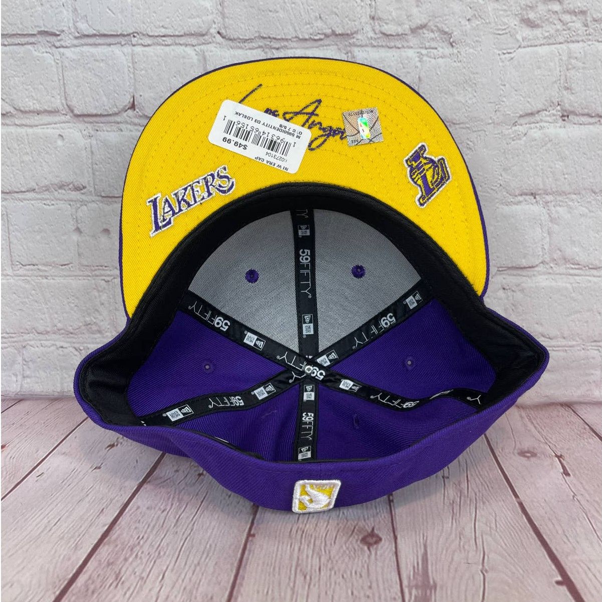 New Era New Era 59Fifty Identity NBA Los Angeles Lakers Fitted Hat Size ONE SIZE - 6 Thumbnail
