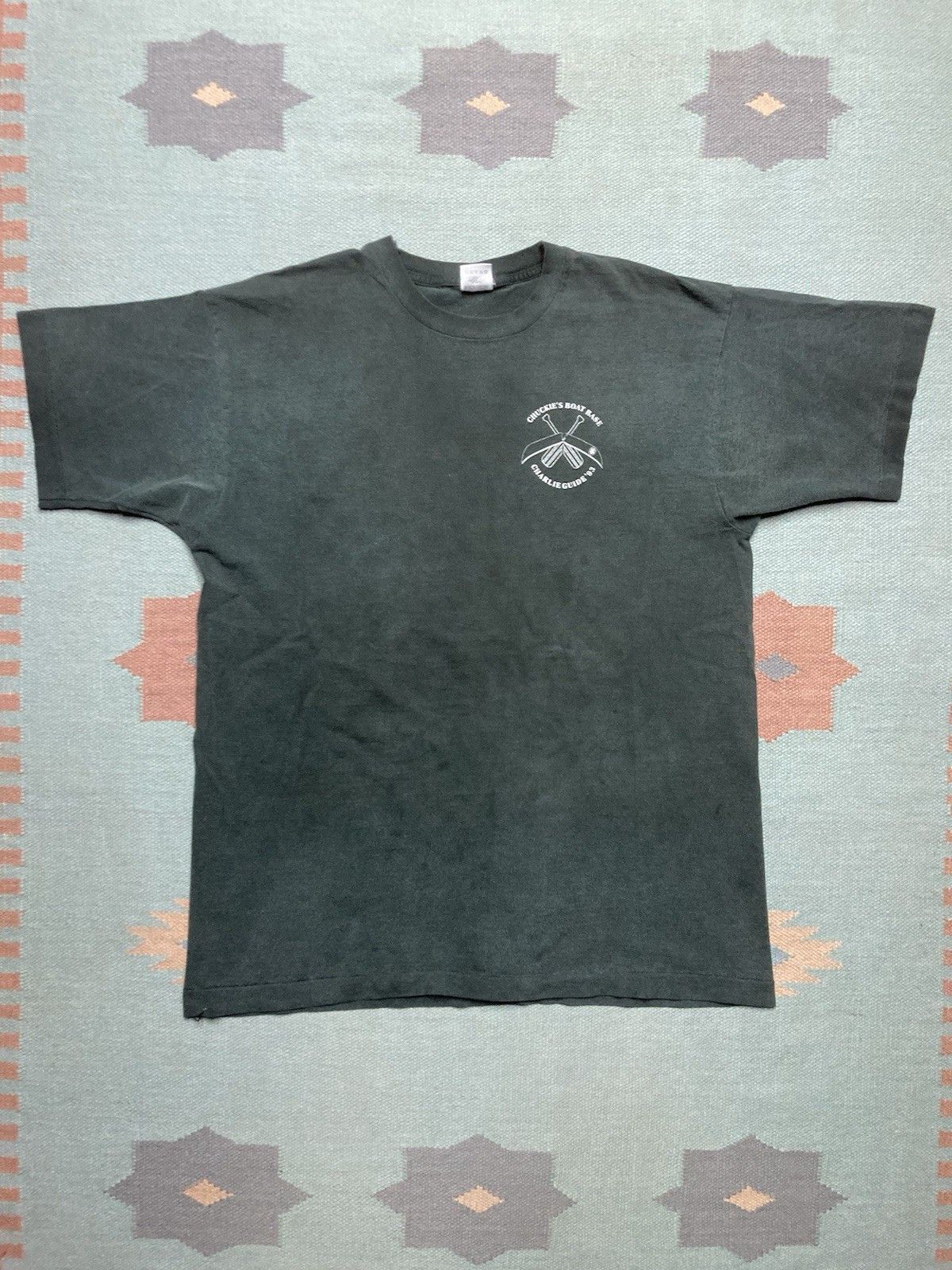Fruit Of The Loom × Vintage graphic tshirt chuckies boat base Charlie guide funny BSA XL Size US XL / EU 56 / 4 - 3 Thumbnail