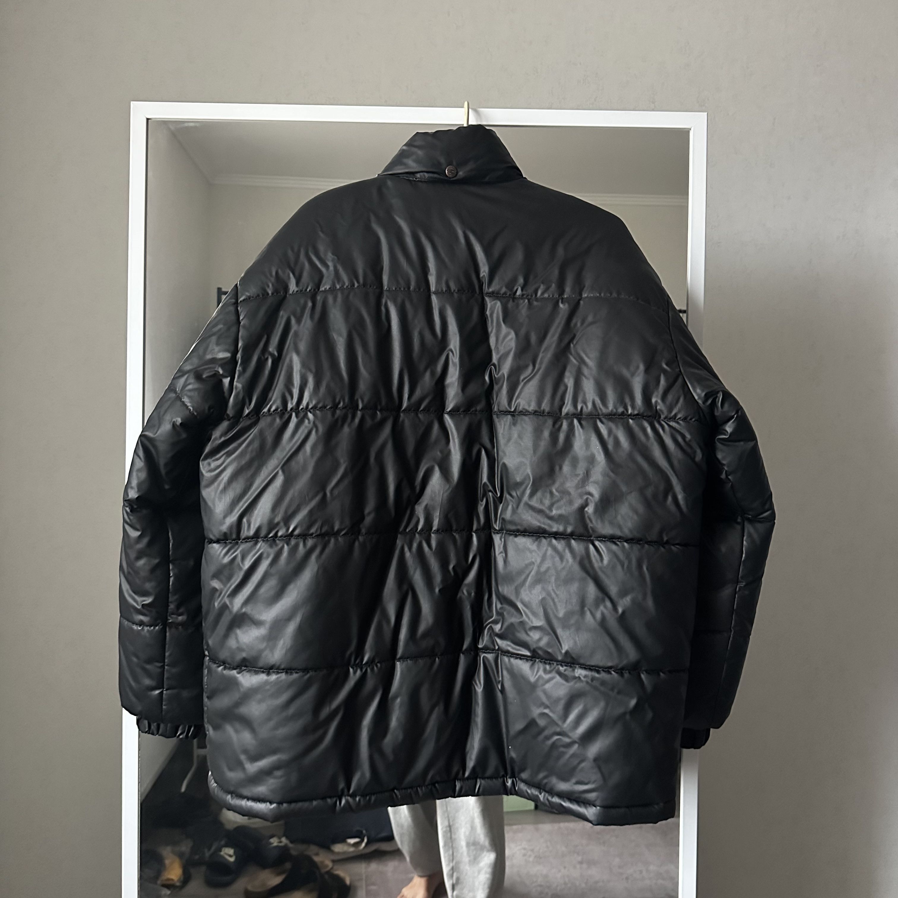 Vintage Avant Garde Leather Baggy Boxy Oversize Vintage Jacket Size US XL / EU 56 / 4 - 2 Thumbnail