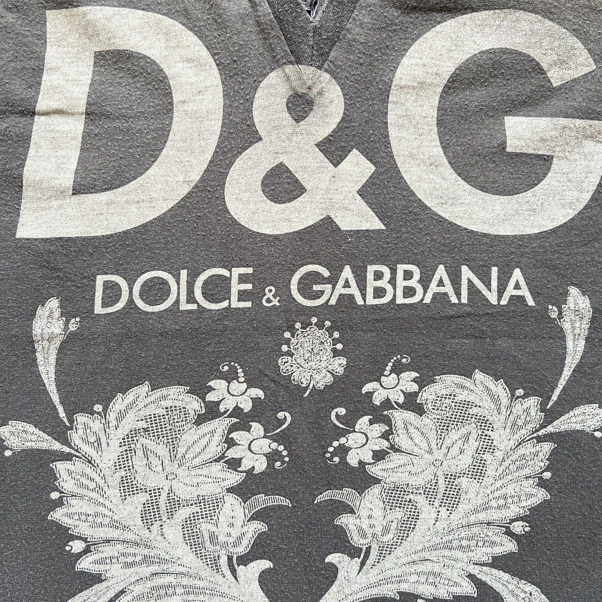 Dolce & Gabbana DOLCE GABBANA BIG LOGO PRINT TOP khaki olive y2k 2000s Size M / US 6-8 / IT 42-44 - 3 Thumbnail