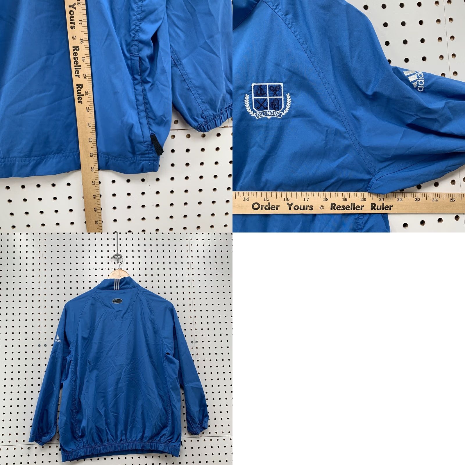 Adidas Adidas Golf Jacket Windbreaker 1/4 Zip Blue XL Men Size US XL / EU 56 / 4 - 9 Thumbnail