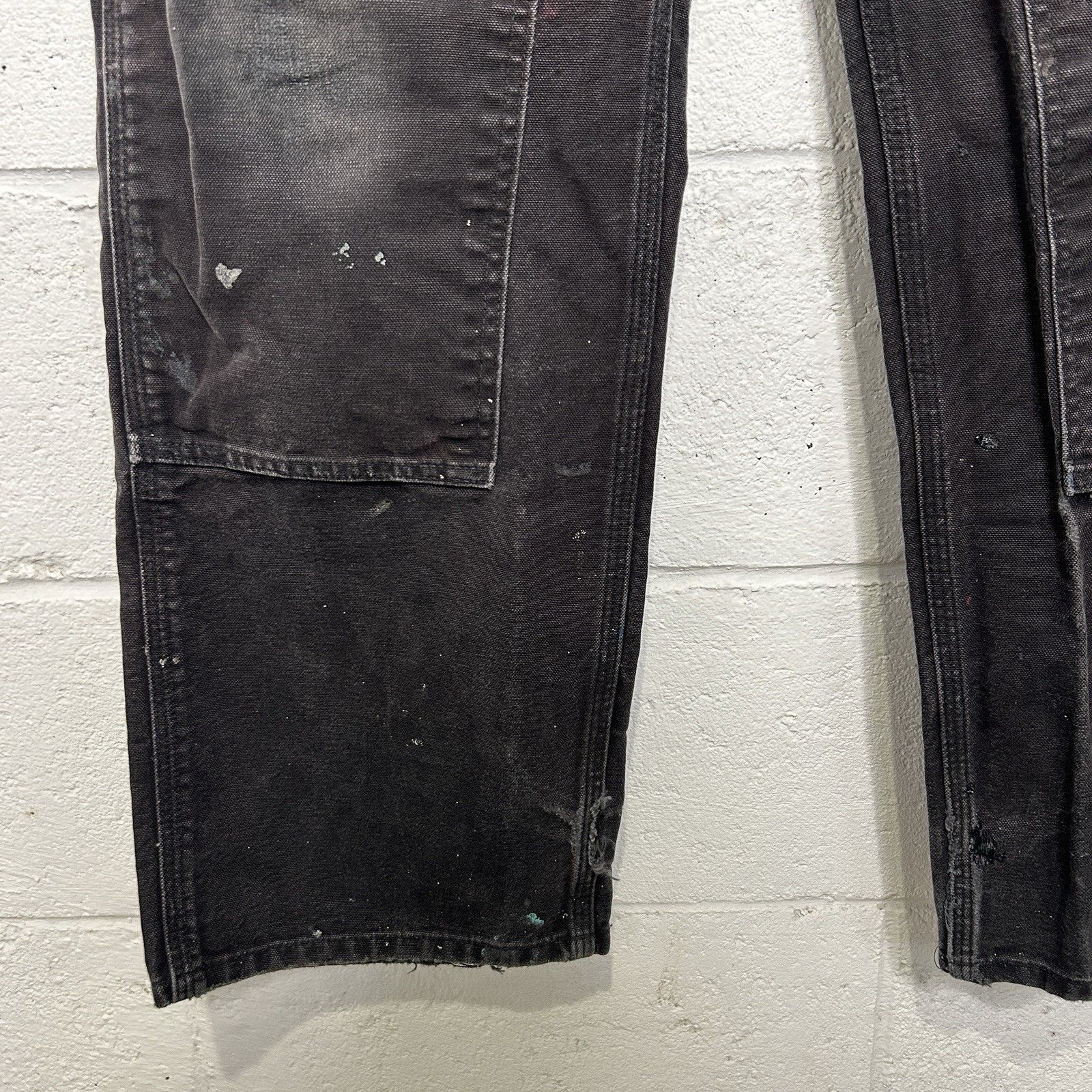 Carhartt Vintage Carhartt DoubleKnee Carpenter Pants “Black” B01 BLK Size US 35 - 7 Thumbnail
