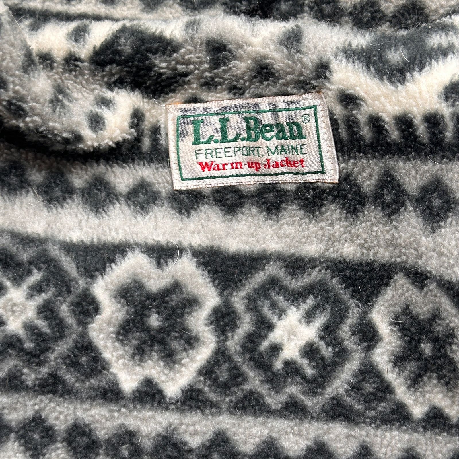 L.L. Bean Vintage LL Bean Warm Up Jacket Womens Medium Fleece Lined Size M / US 6-8 / IT 42-44 - 3 Thumbnail