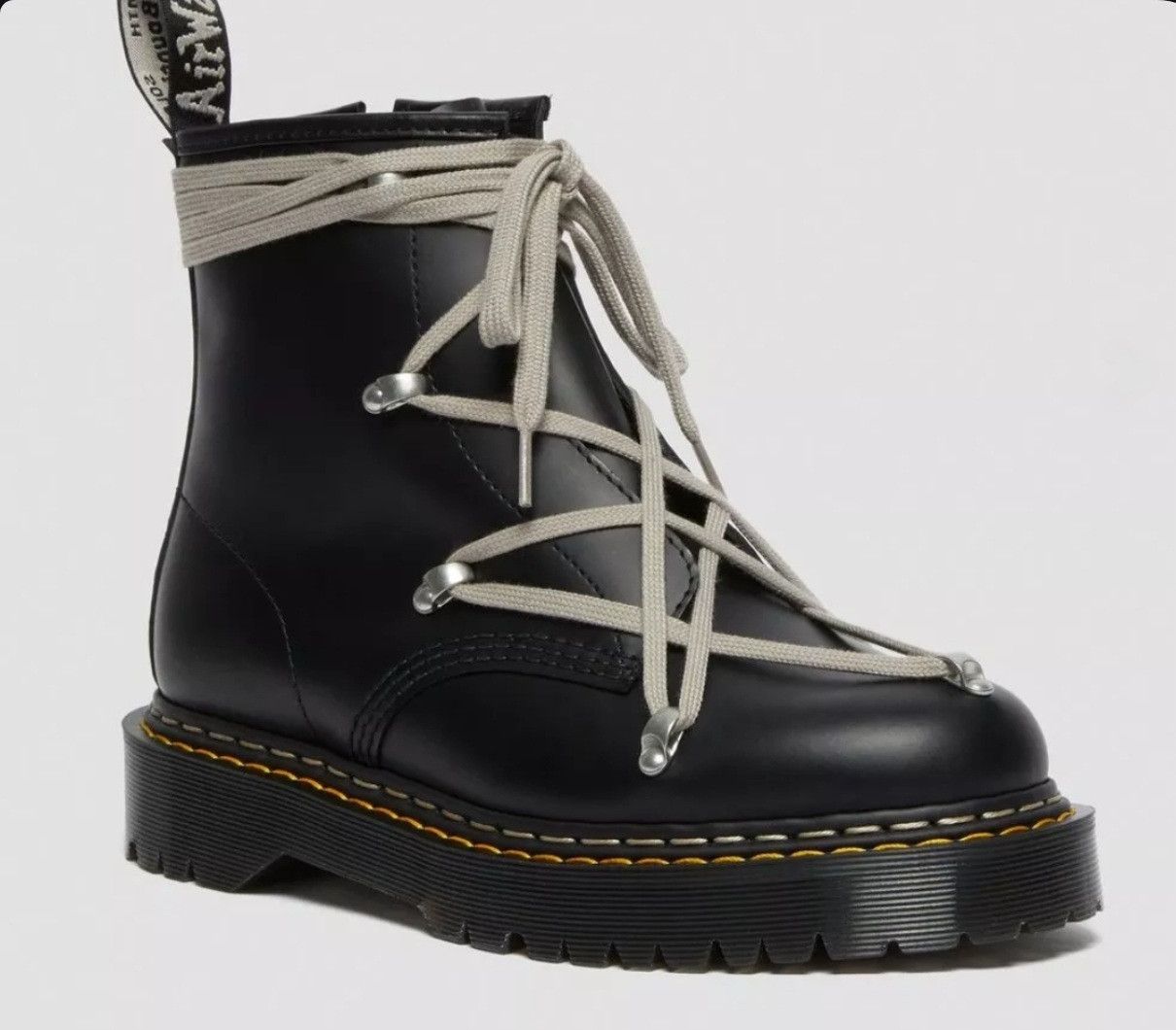 Dr. Martens Doc Dr Martens x Rick Owens 1460 Bex Leather Lace-Up Boot Size US 7 / IT 37 - 15 Thumbnail