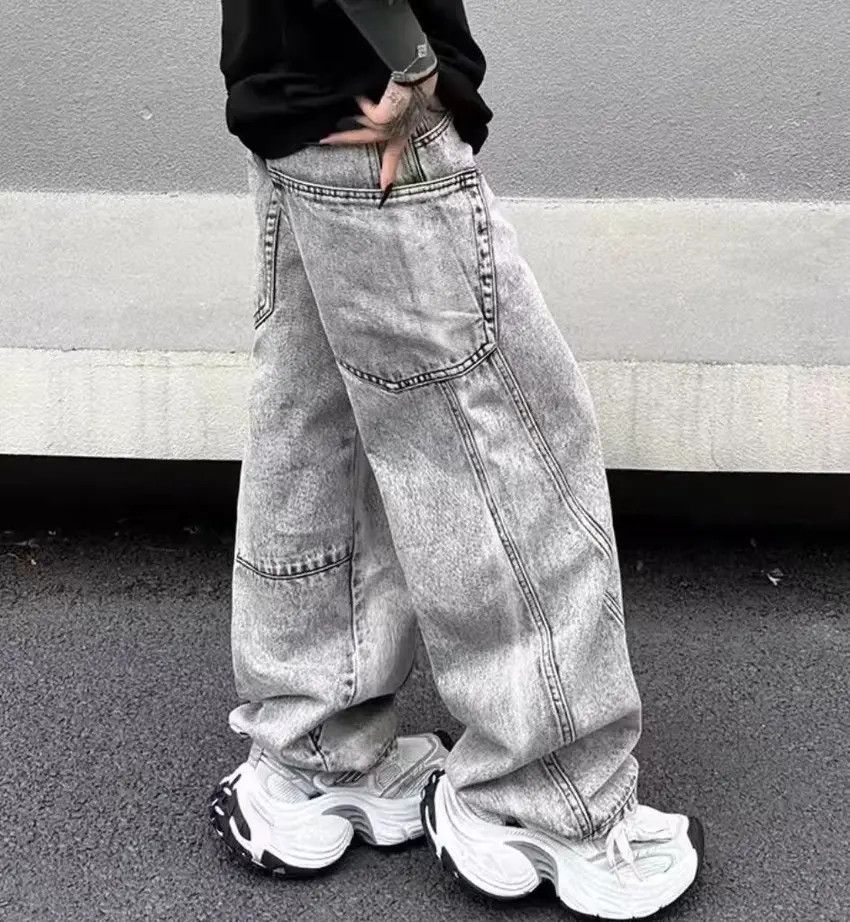 Designer × Japanese Brand Vintage Loose Streetwear Hip Hop Casual Pants Size US 31 - 2 Thumbnail