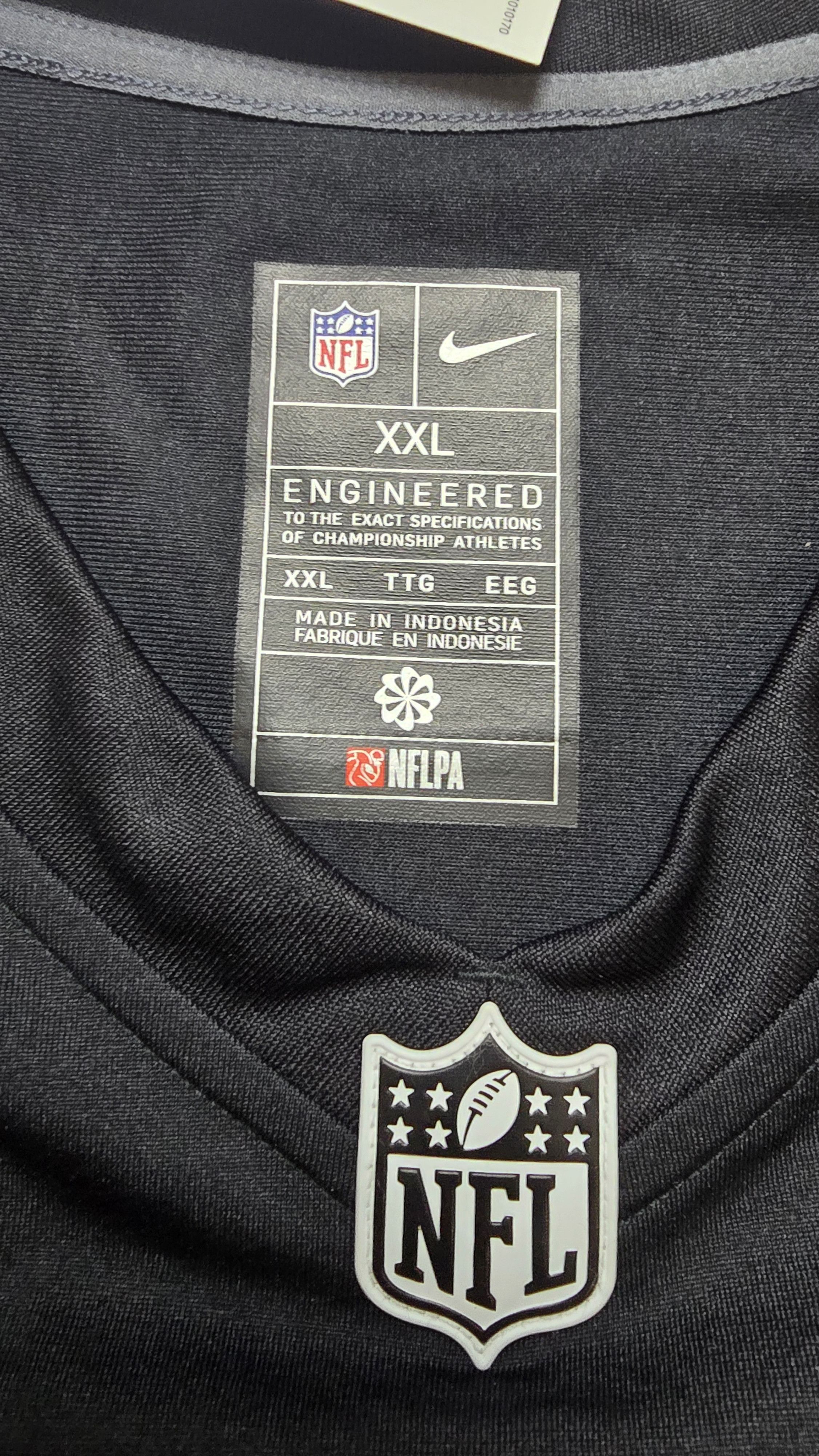 Nike Philadelphia Eagles Hurts Carbon Black Super Bowl 59 Jersey Size US XXL / EU 58 / 5 - 18 Thumbnail