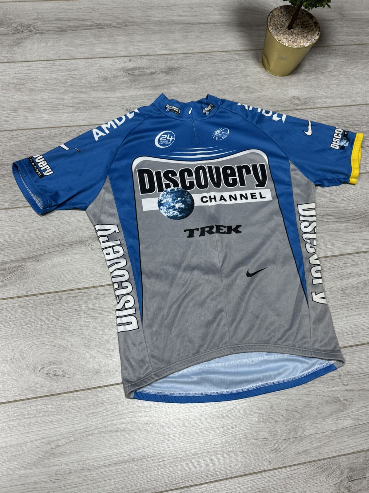 Nike Y2k Nike Discovery Chanel Cycling Jacket bike tee shirt Size US L / EU 52-54 / 3 - 6 Thumbnail
