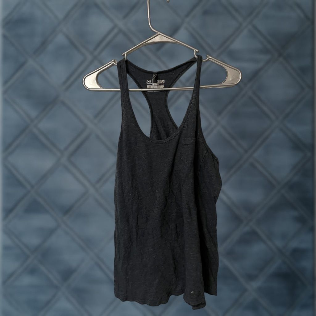 Under Armour Under Armour Tank Shirt Women’s M Gray HeatGear Semi-fitted Shirt Athletic Size XS / US 0-2 / IT 36-38 - 1 Thumbnail