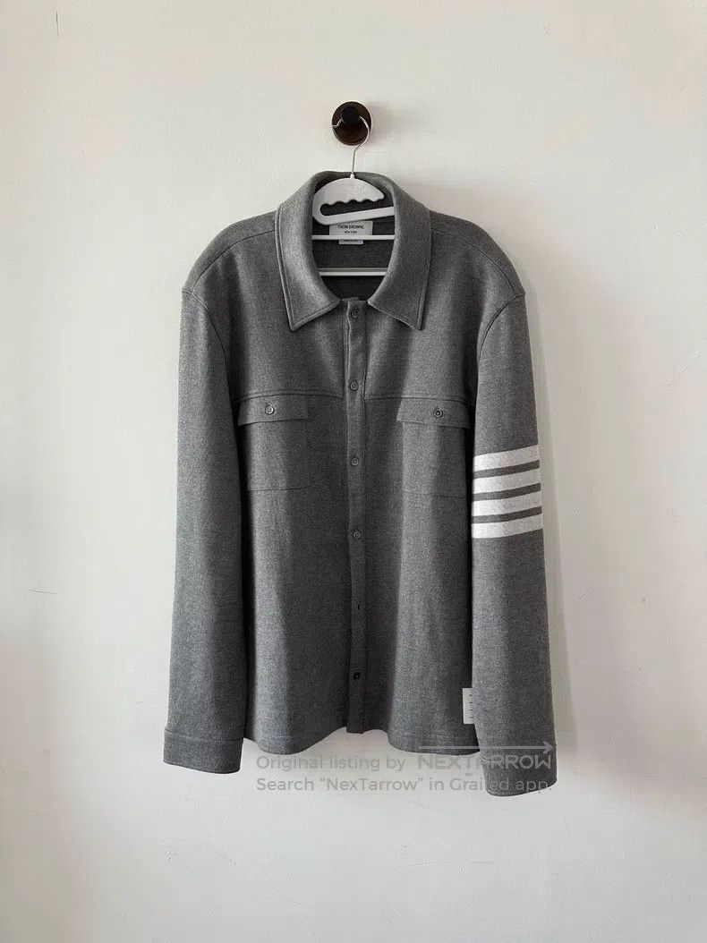 Thom Browne Thom Browne Grey Jacket Size US XL / EU 56 / 4 - 1 Thumbnail