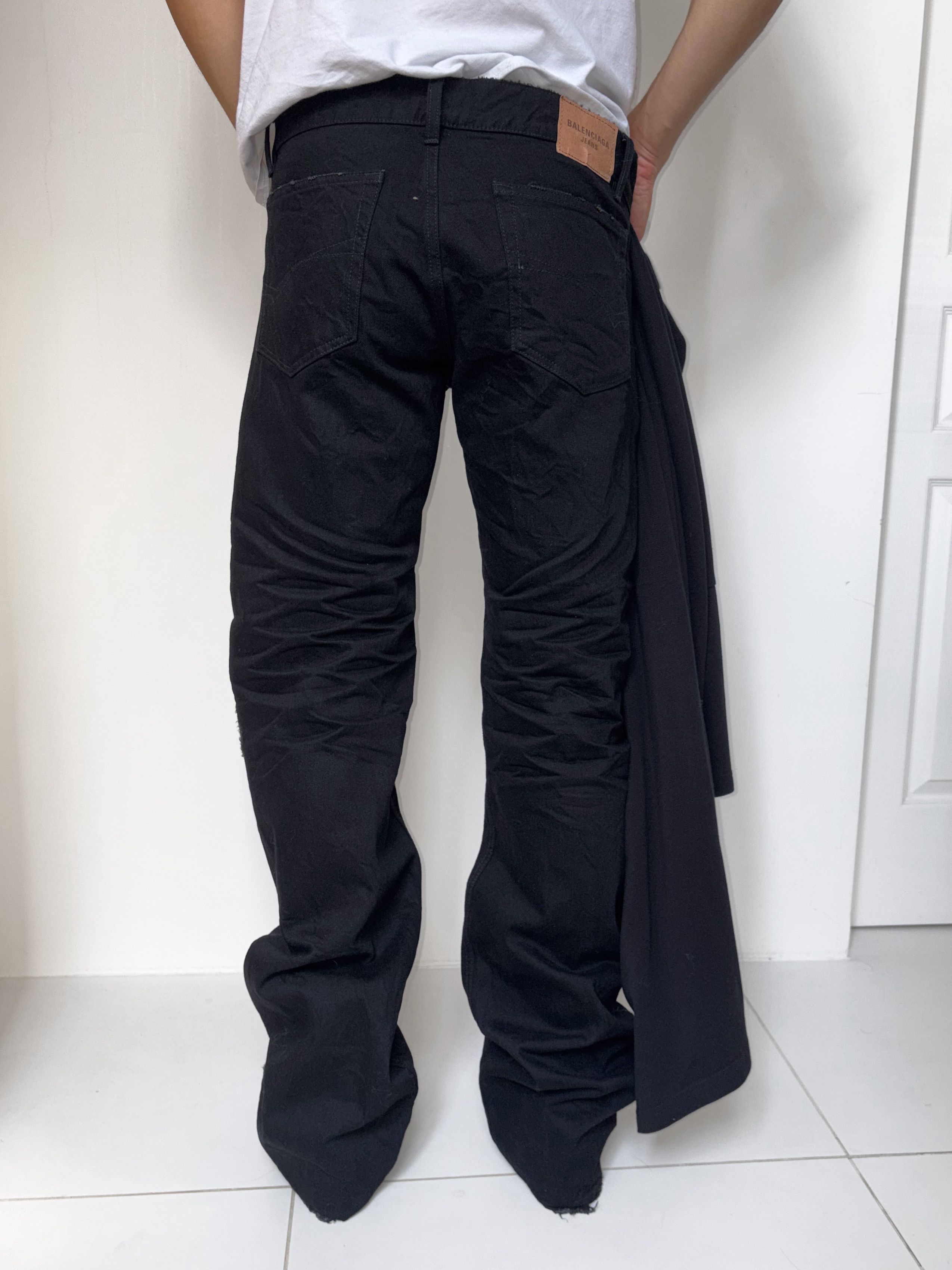 Balenciaga Balenciaga SS25 Layered Low Waisted jeans with attached polo Size US 32 / EU 48 - 3 Thumbnail