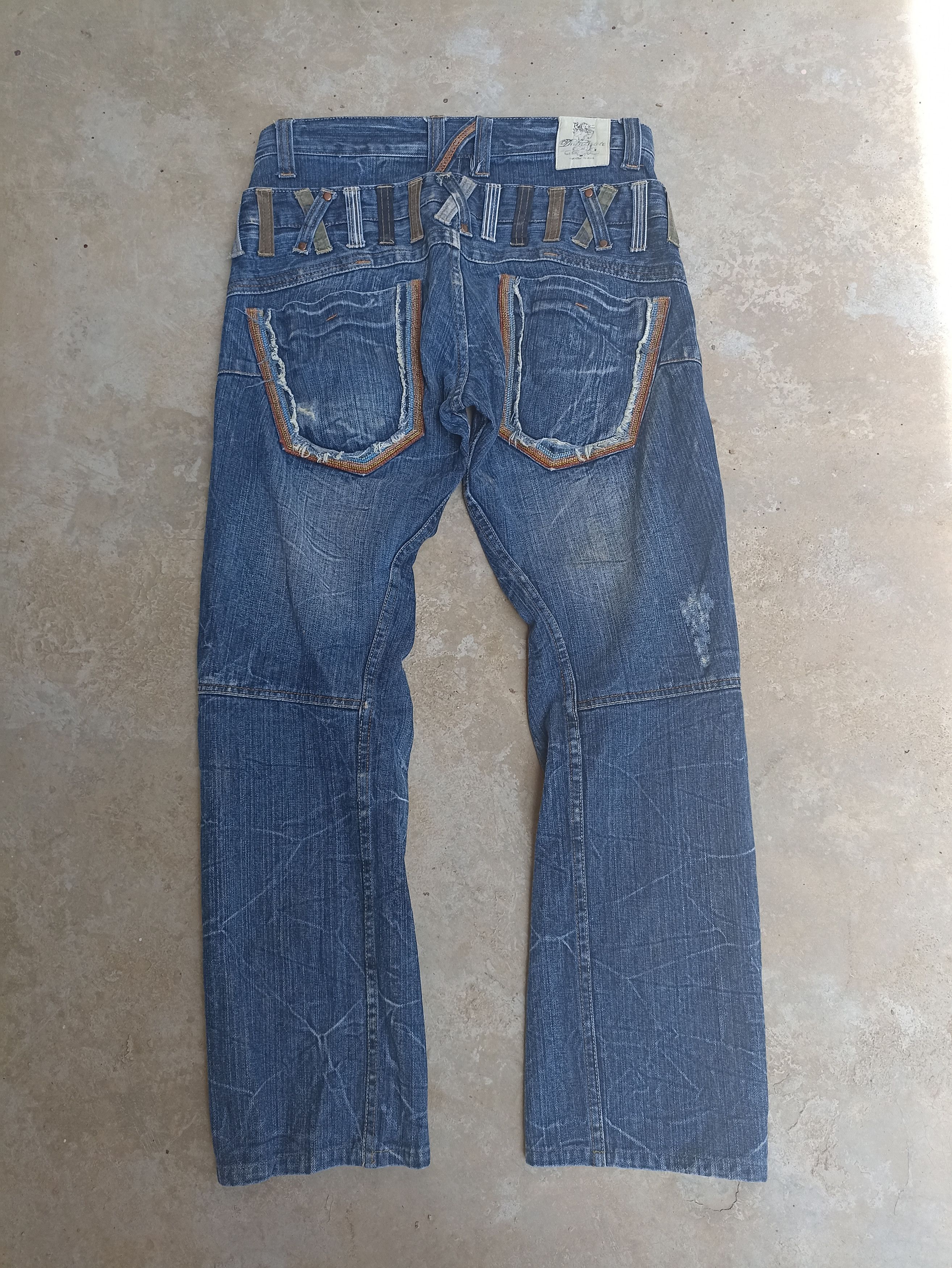 Beauty Beast Dominate Handcrafted jeans distressed beauty beast Size US 32 / EU 48 - 9 Thumbnail