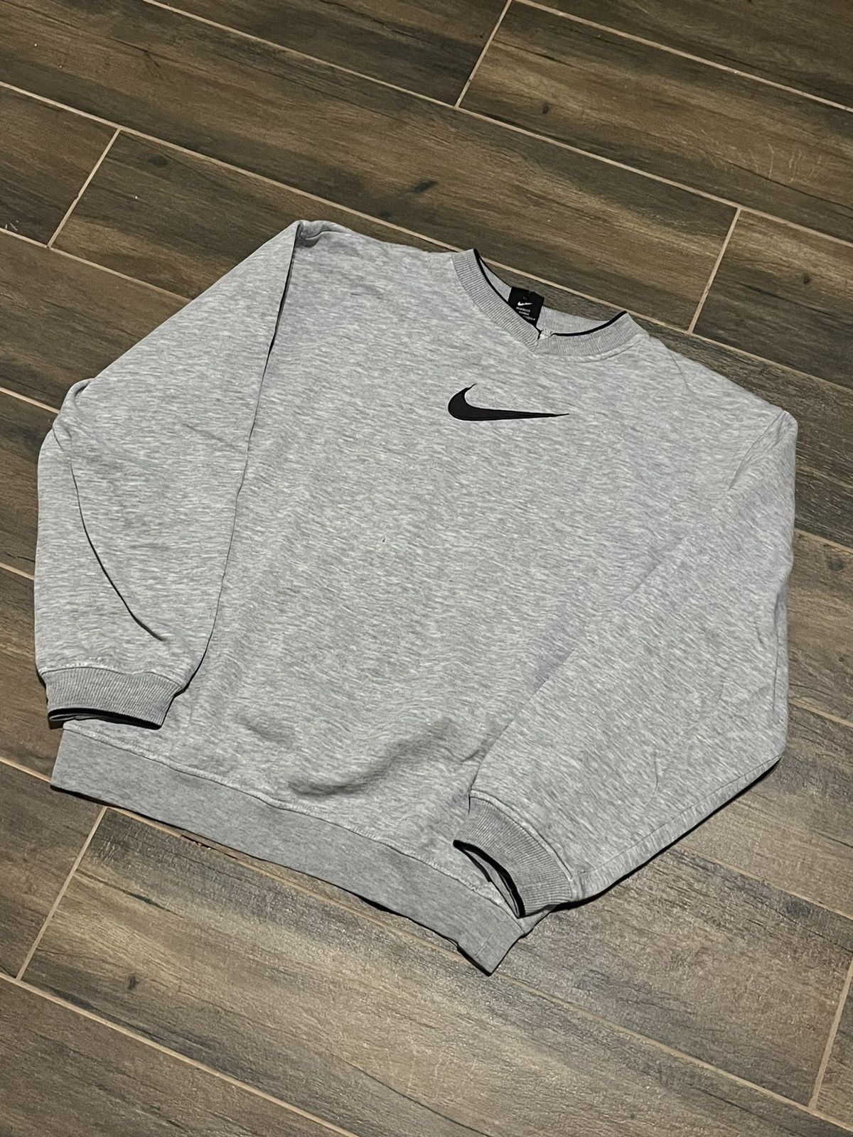 Nike × Vintage VINTAGE 90s NIKE CENTER LOGO SWEATSHIRTS CREWNECK Size US M / EU 48-50 / 2 - 1 Thumbnail