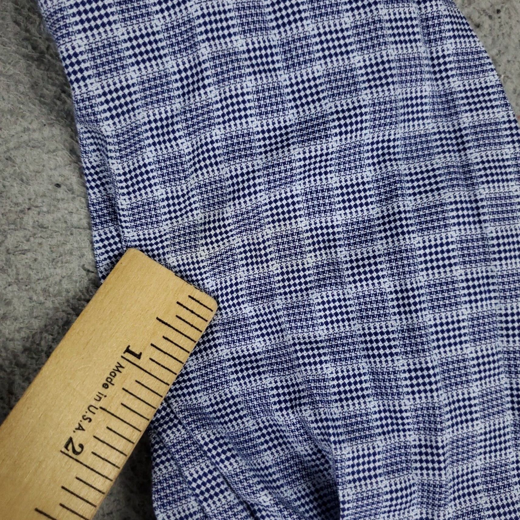 Pinko VINTAGE Thomas Pink Dress Shirt Mens Size 16 Blue Cotton Long Sleeve Button-Up Business Casual Formal Size 42R - 5 Thumbnail