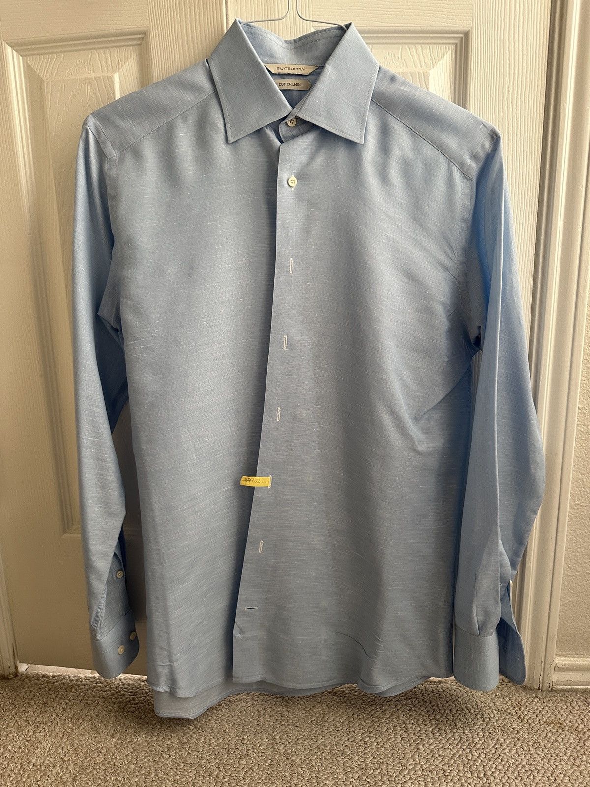 Suitsupply Suitsupply button up linen shirt, Sz M Size US M / EU 48-50 / 2 - 1 Thumbnail