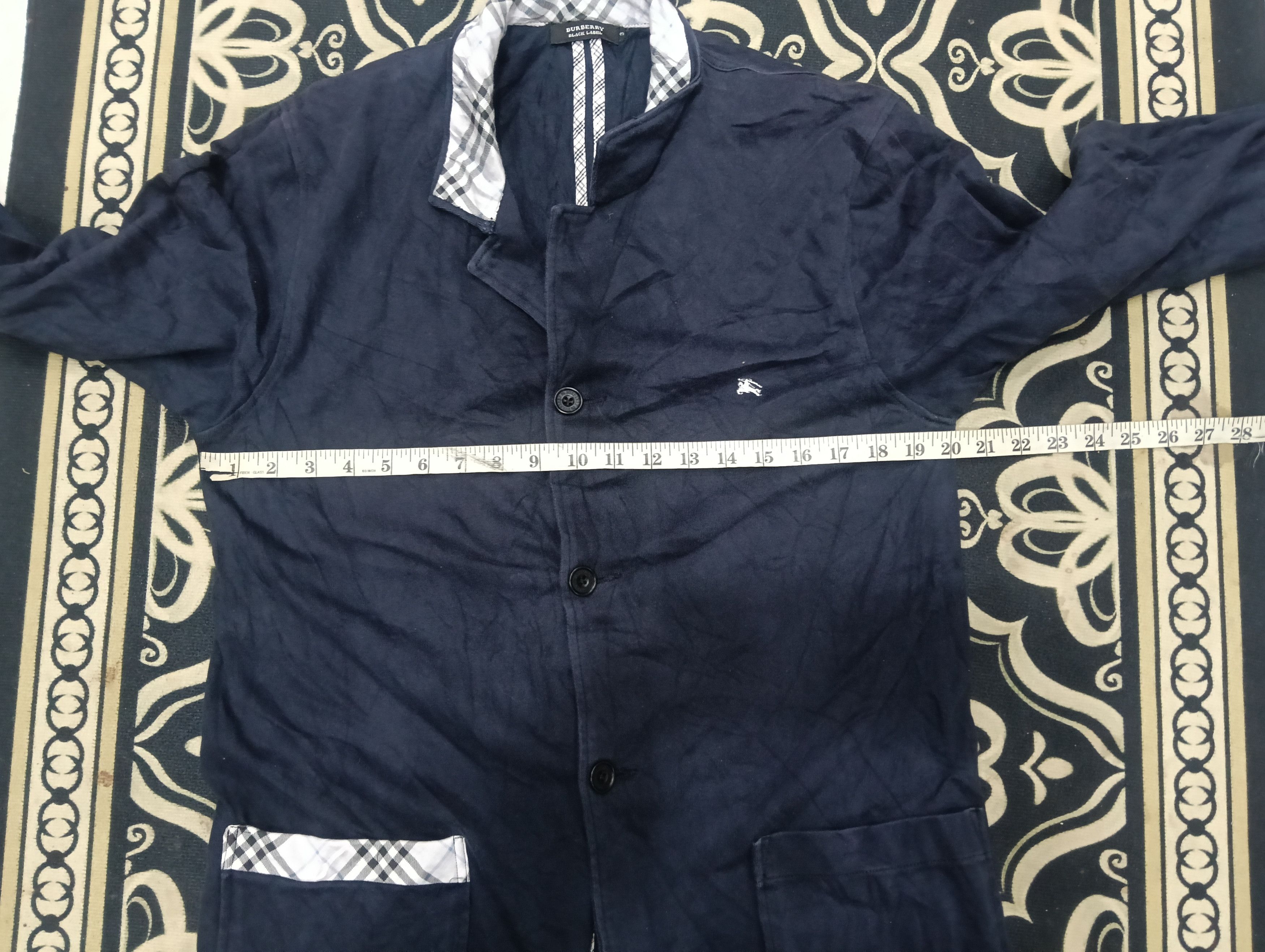 Black Label × Burberry Burberry Like Cardigan Size US L / EU 52-54 / 3 - 9 Thumbnail
