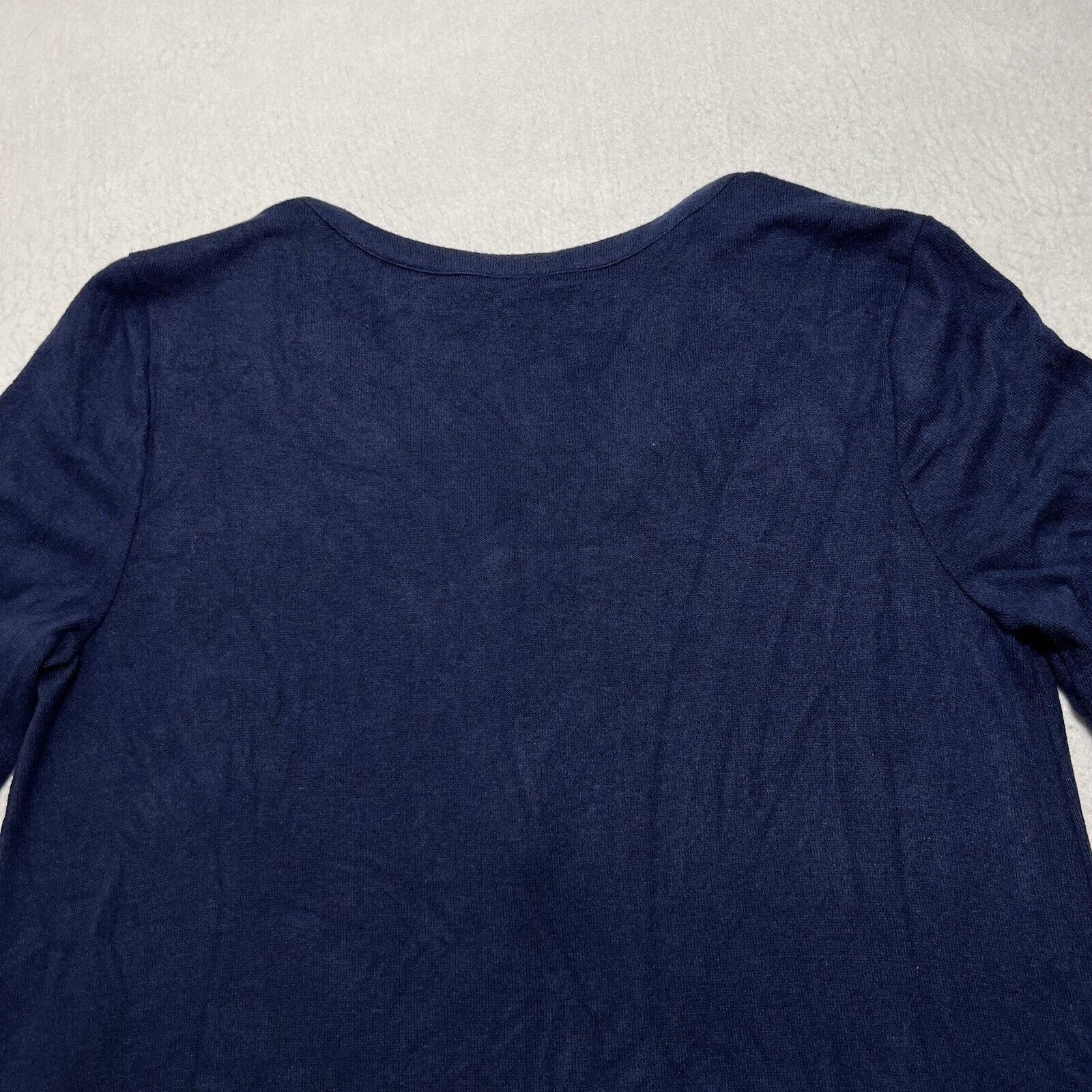 Other SOMA Henley V Neck Blue Lightweight Sweater Pullover Size M / US 6-8 / IT 42-44 - 10 Thumbnail