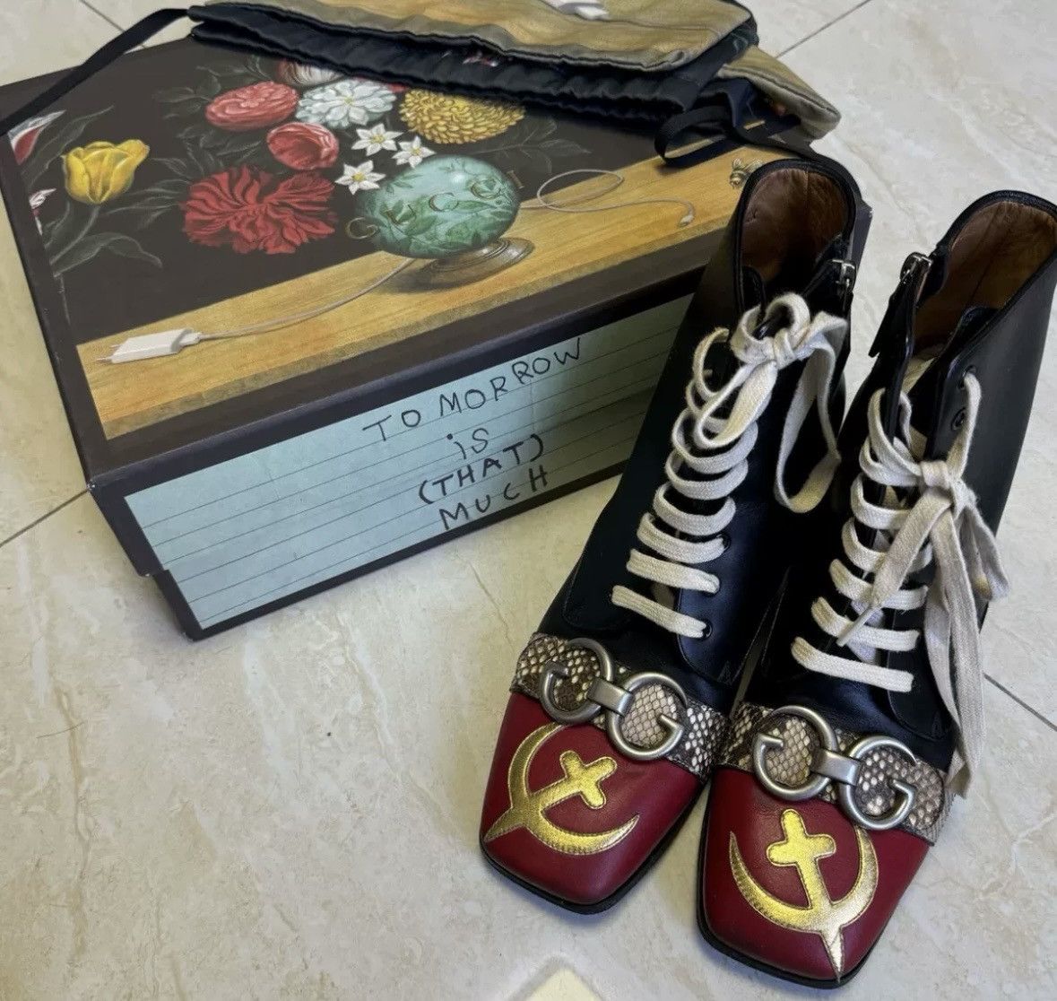 Gucci Gucci 17fw boots Size US 8 / EU 41 - 1 Thumbnail
