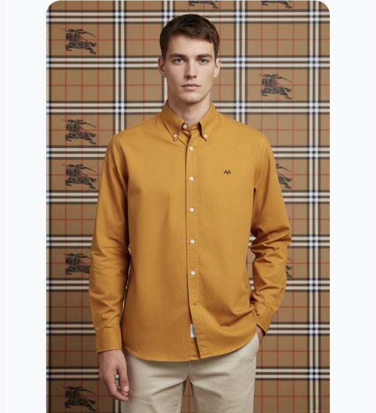Burberry Mustard Burberry tb shirt size xl coton Size US XL / EU 56 / 4 - 1 Thumbnail