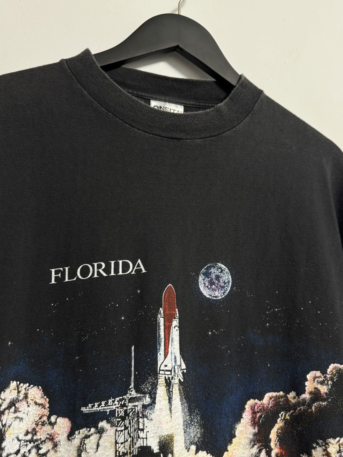 Other Vintage Florida NASA Kennedy Space Over Print Shirt Tee Rare Size US L / EU 52-54 / 3 - 5 Thumbnail