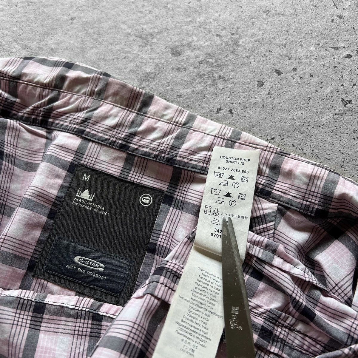 G-Star G-Star Raw Houston Prep Long Sleeve Shirt Zip Snap Closure Size M / US 6-8 / IT 42-44 - 9 Thumbnail
