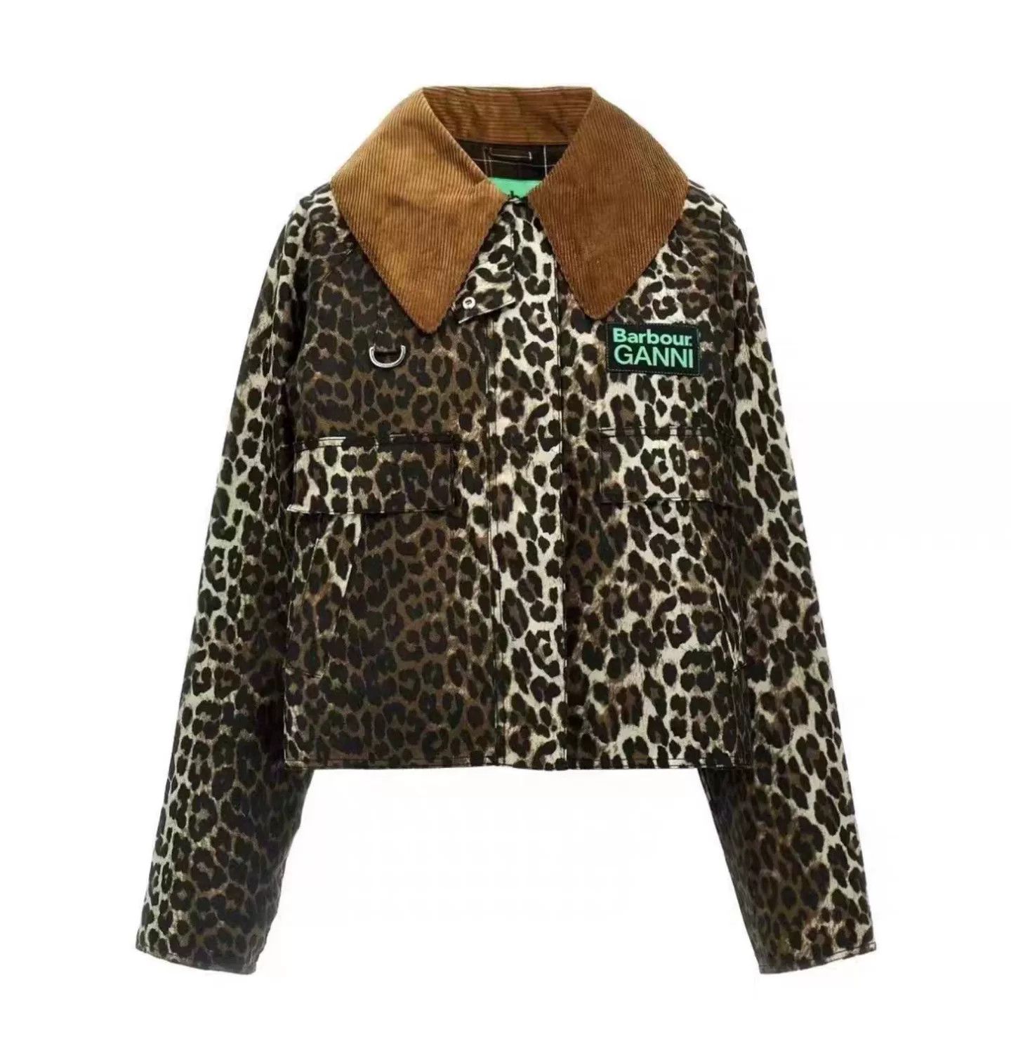 Barbour Barbour x GANNI Limited Edition Waxed Leopard Jacket Size M / US 6-8 / IT 42-44 - 1 Thumbnail