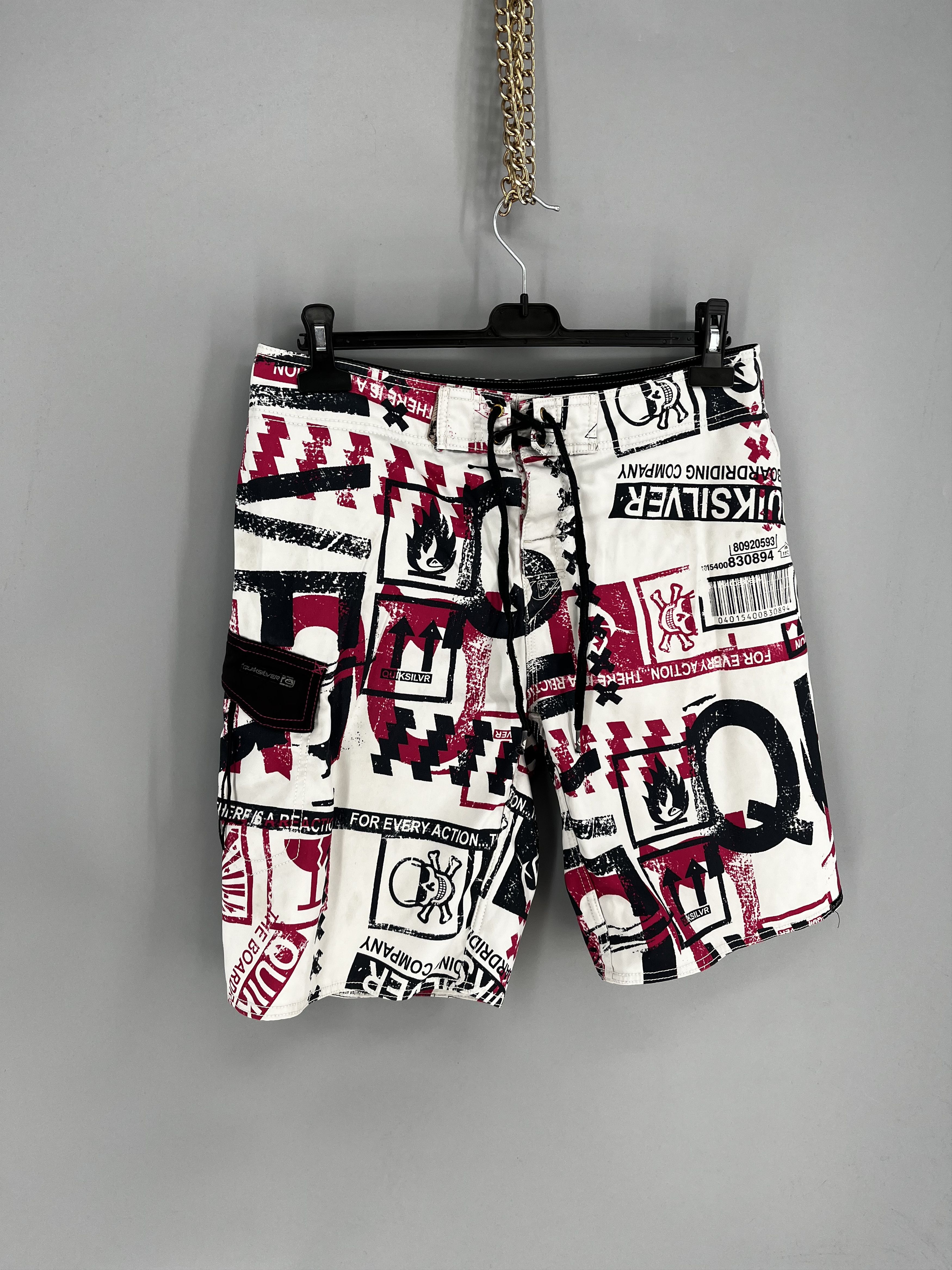 Quiksilver Vintage Quiksilver Shorts Big Logo Y2K Style 90s Surfing Size US 32 / EU 48 - 2 Thumbnail