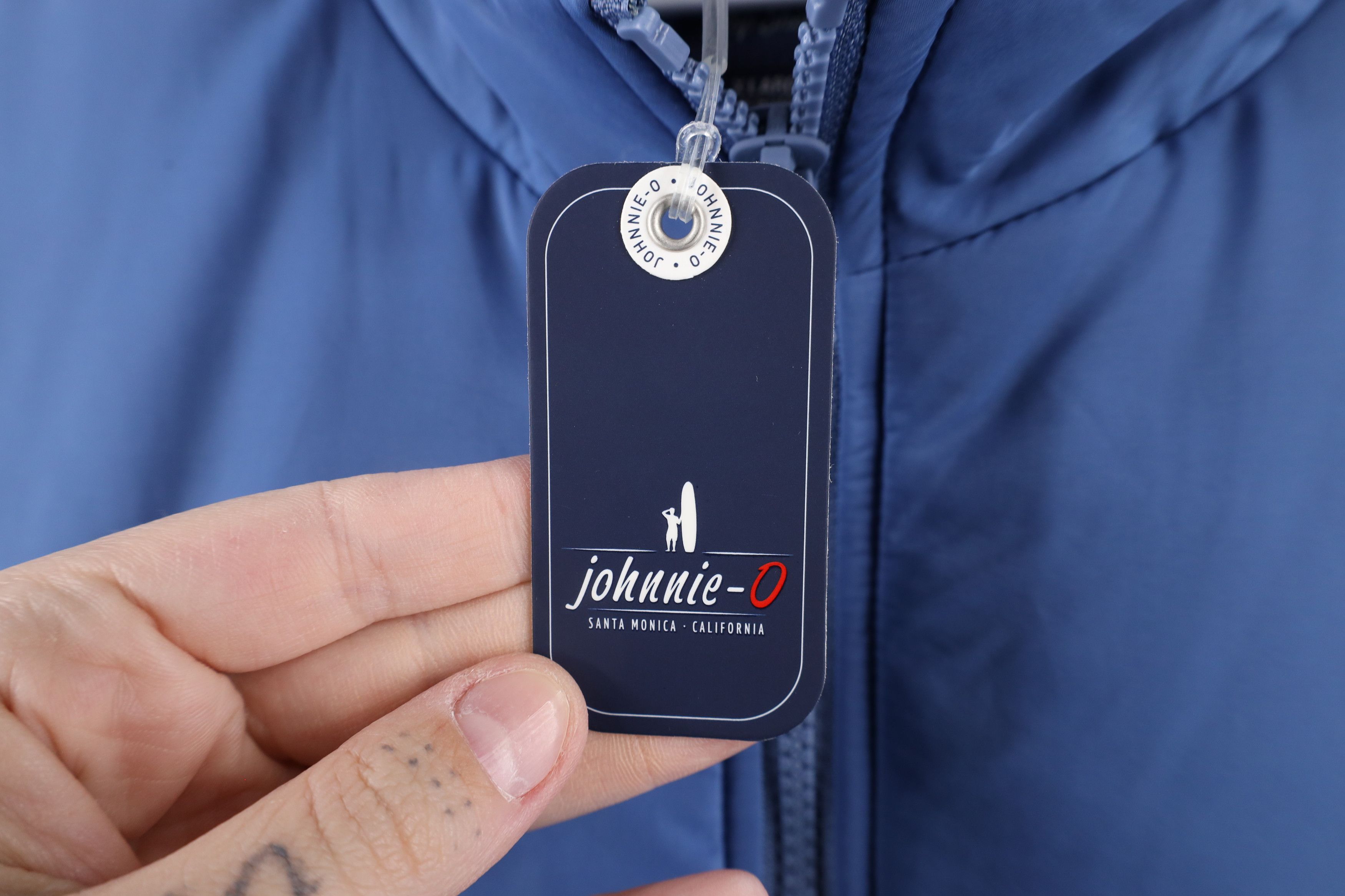 Vintage × johnnie-O New Johnnie O Full Zip Golfing Puffer Vest Jacket Blue Size US XL / EU 56 / 4 - 5 Thumbnail