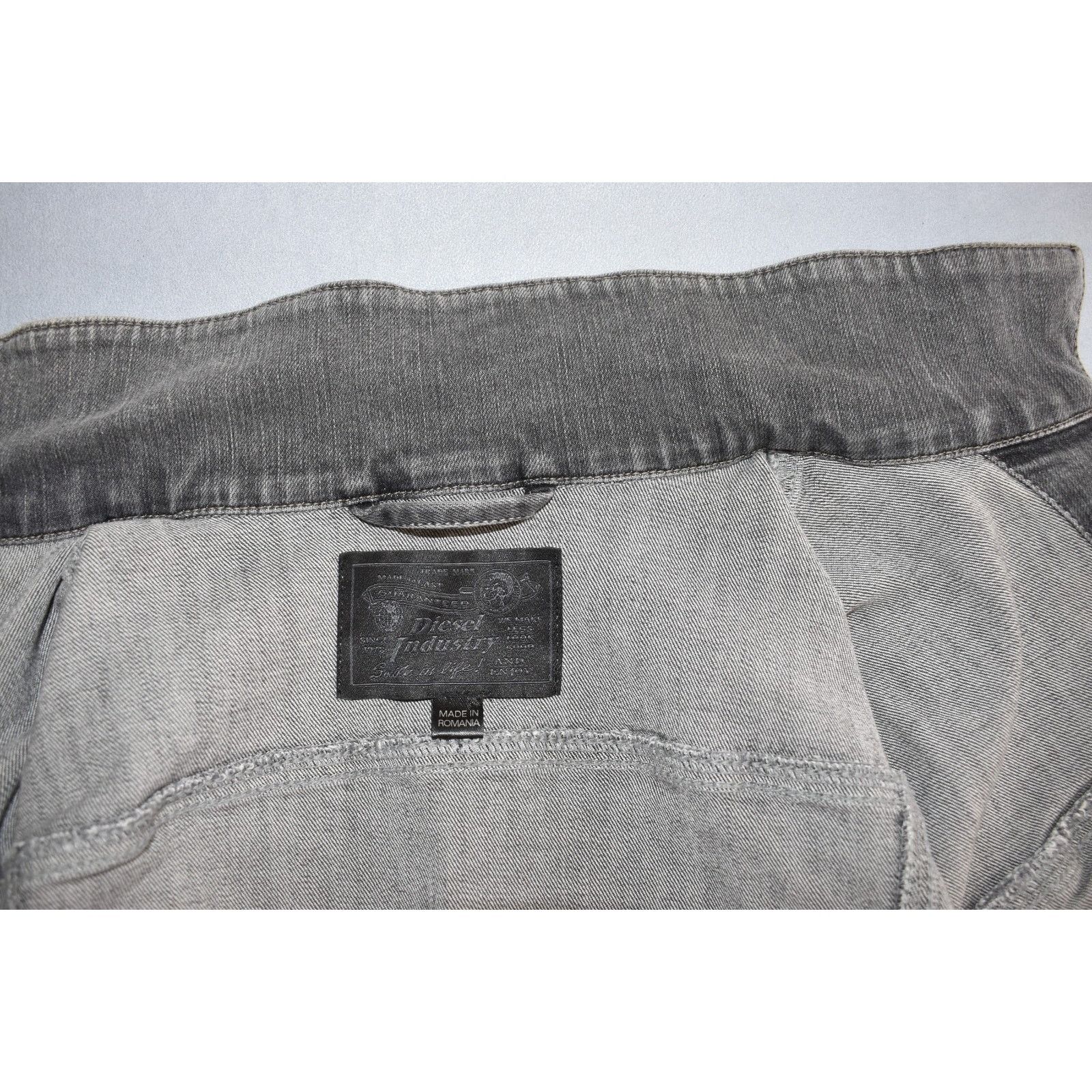 Diesel A7 NEW DIESEL Slim Tailored Gray Denim Jacket Size XS Size XS / US 0-2 / IT 36-38 - 6 Thumbnail