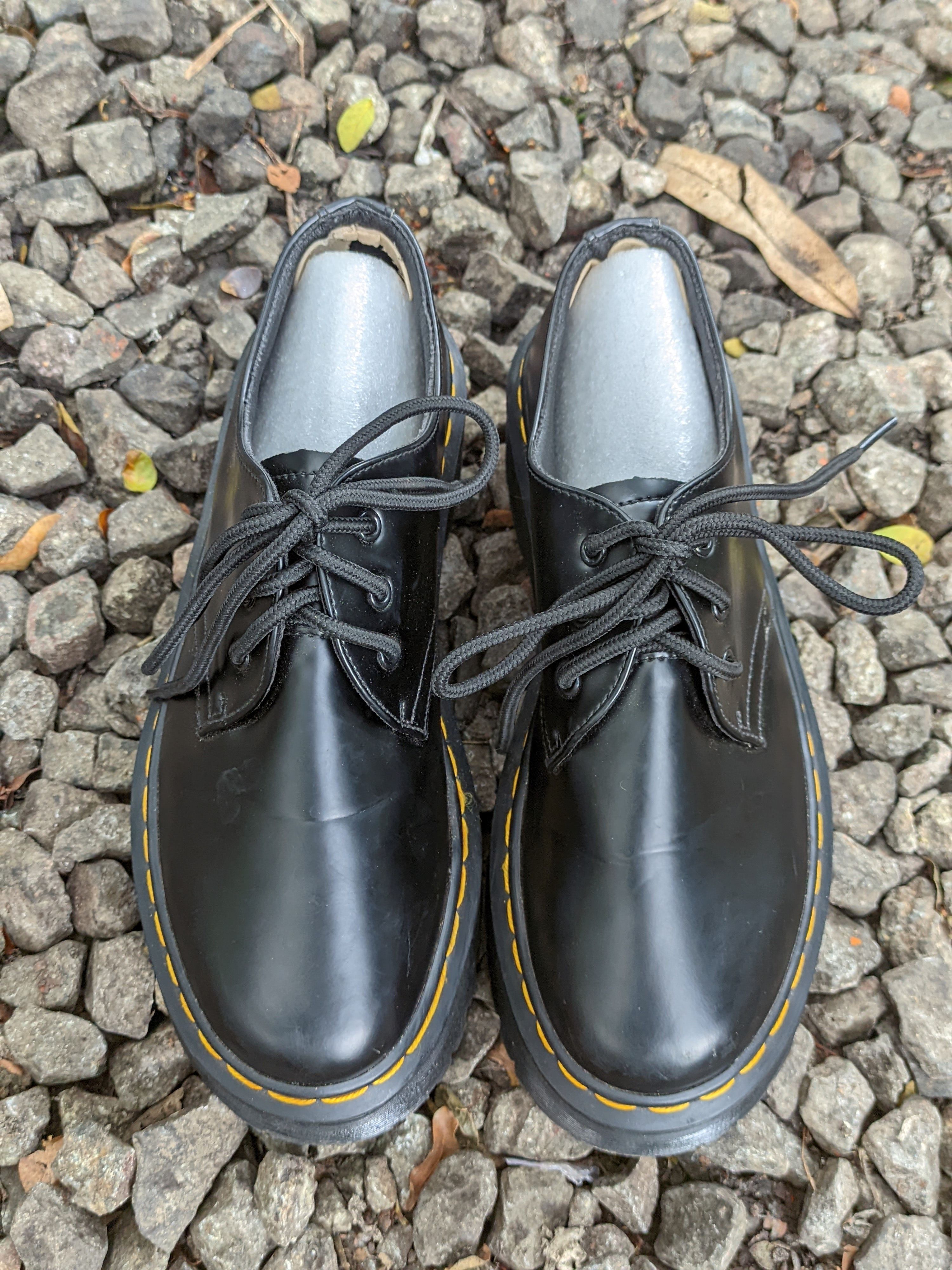 Dr. Martens Dr. Martens 1461 Docmart Quad Black Smooth MIE Size US 8 / EU 41 - 7 Thumbnail