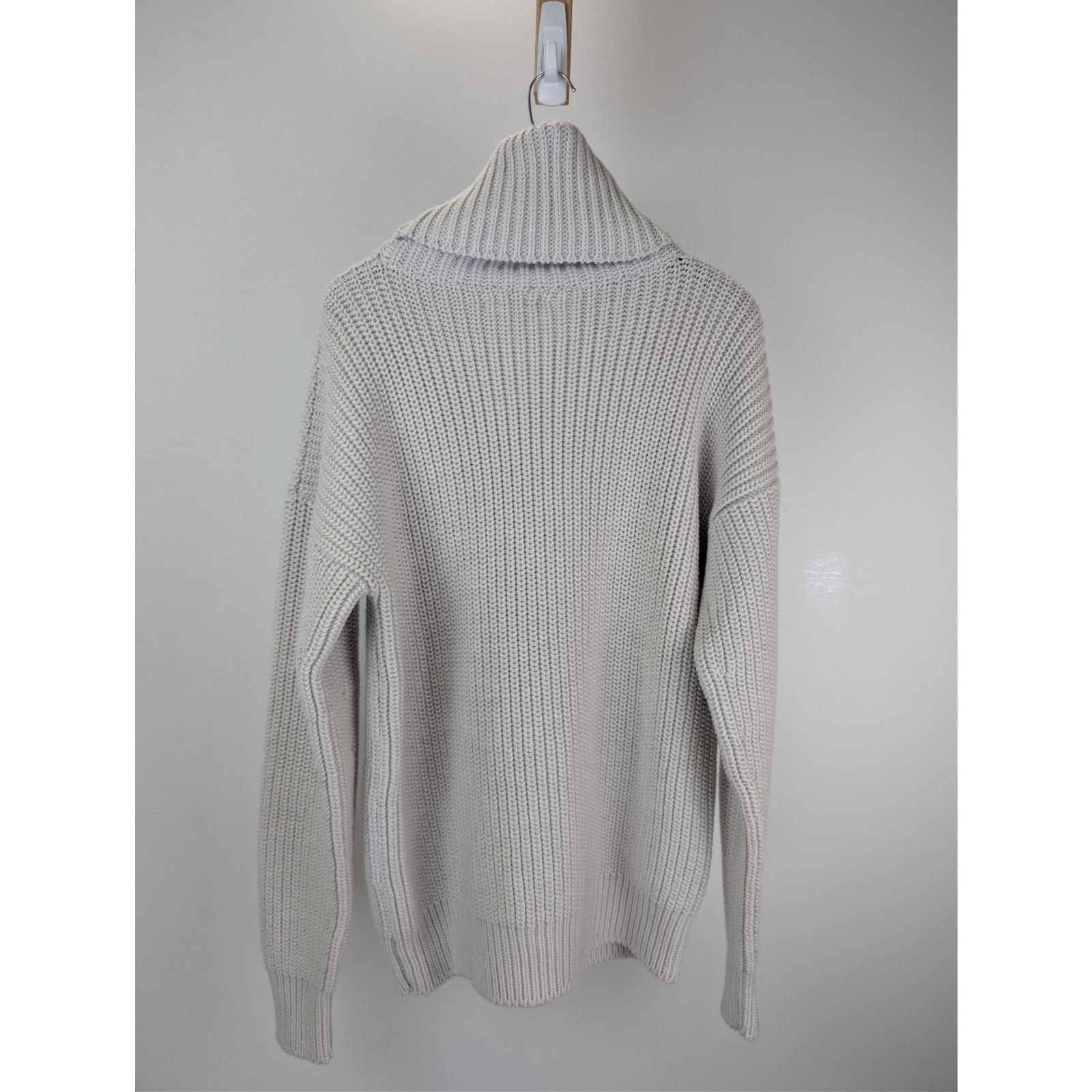 Tom Ford o1rshd1 Men's Ribbed Knit Sweater Sweatshirt in Grey Size US M / EU 48-50 / 2 - 15 Thumbnail