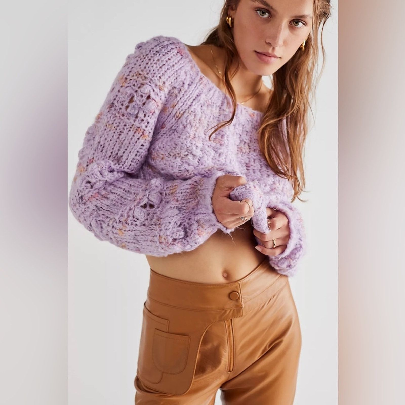 Free People 🎉LAST CHANCE🎉FREE PEOPLE Sunset Cloud Pullover Size M / US 6-8 / IT 42-44 - 1 Thumbnail