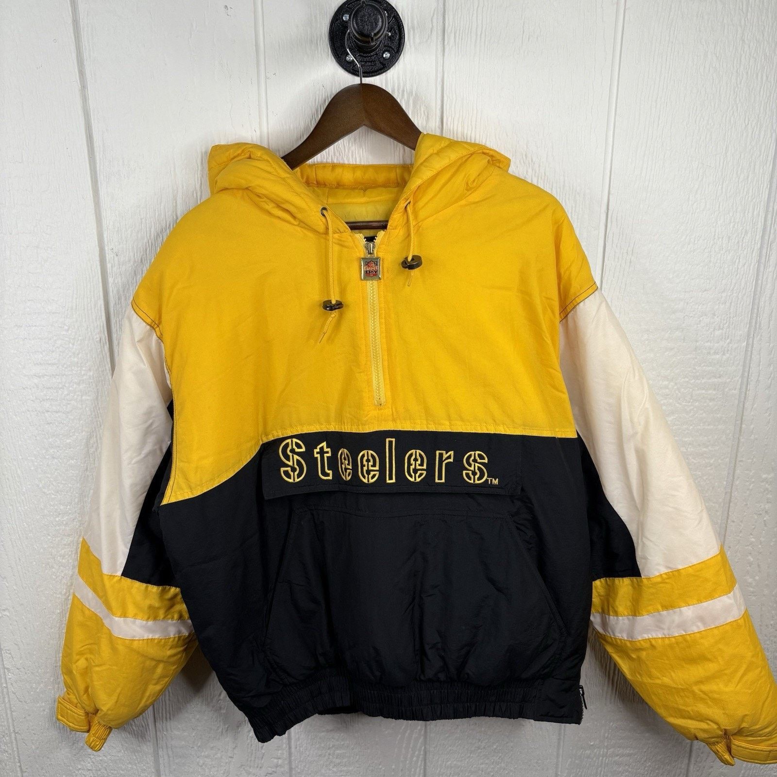 NFL Vintage 90s Pittsburgh Steelers Game Day Puffer Jacket Large Size US L / EU 52-54 / 3 - 1 Thumbnail