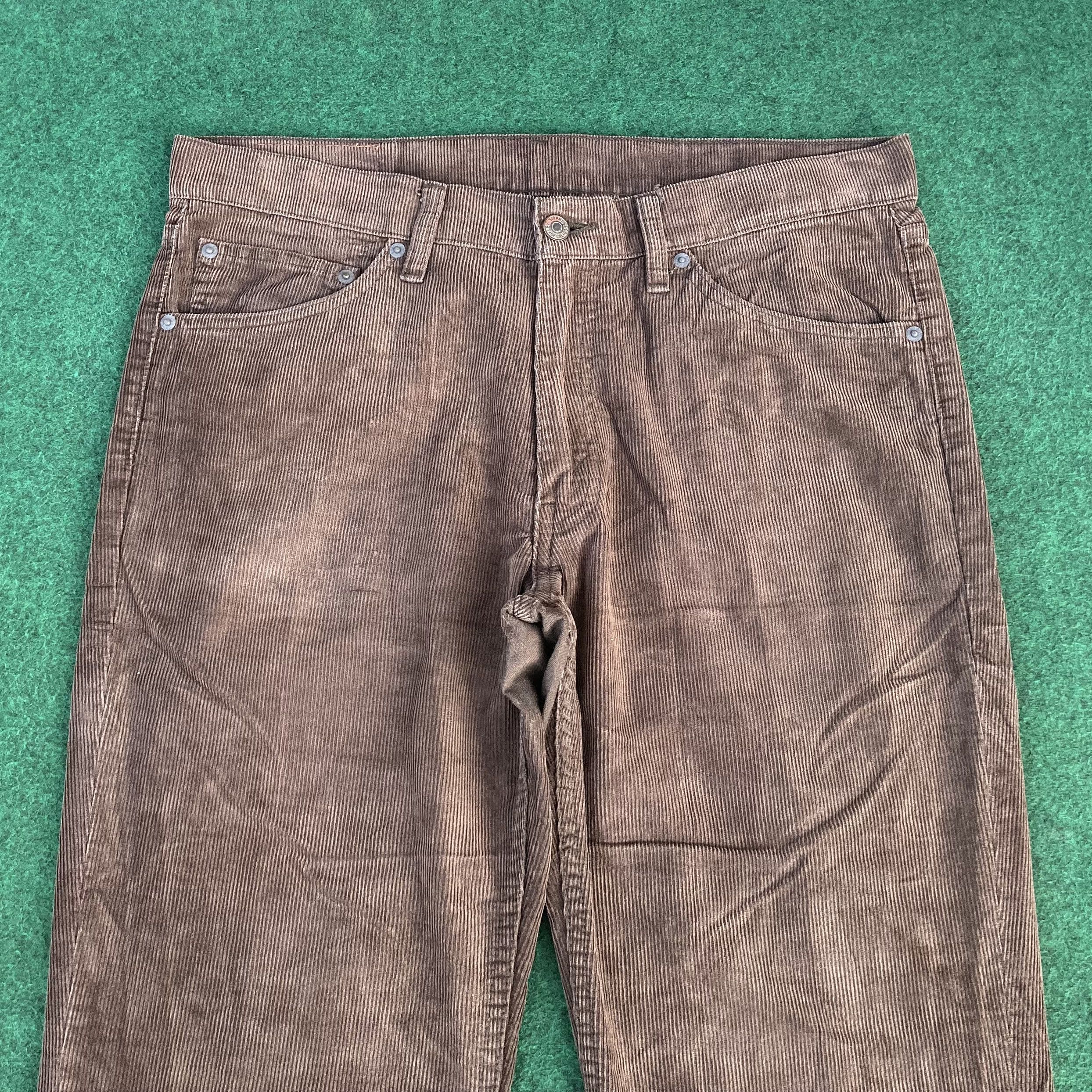 Levi's 34x32 Vintage Levis 517 Denim Corduroy Flare Bootcut Jeans Size US 34 / EU 50 - 3 Thumbnail