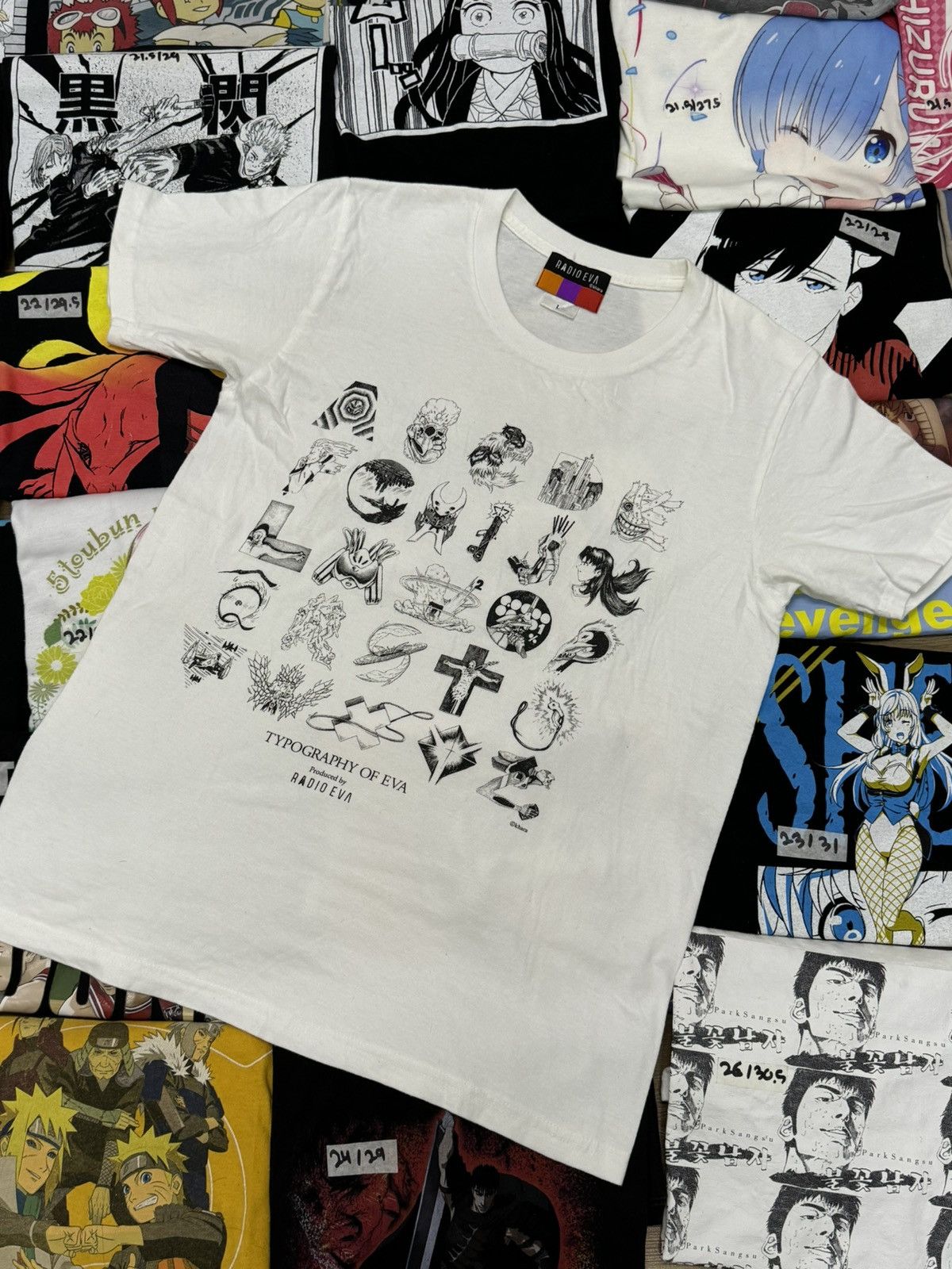Anime × Japanese Brand × Vintage Anime evangelion radio eva all logo Size US M / EU 48-50 / 2 - 1 Thumbnail