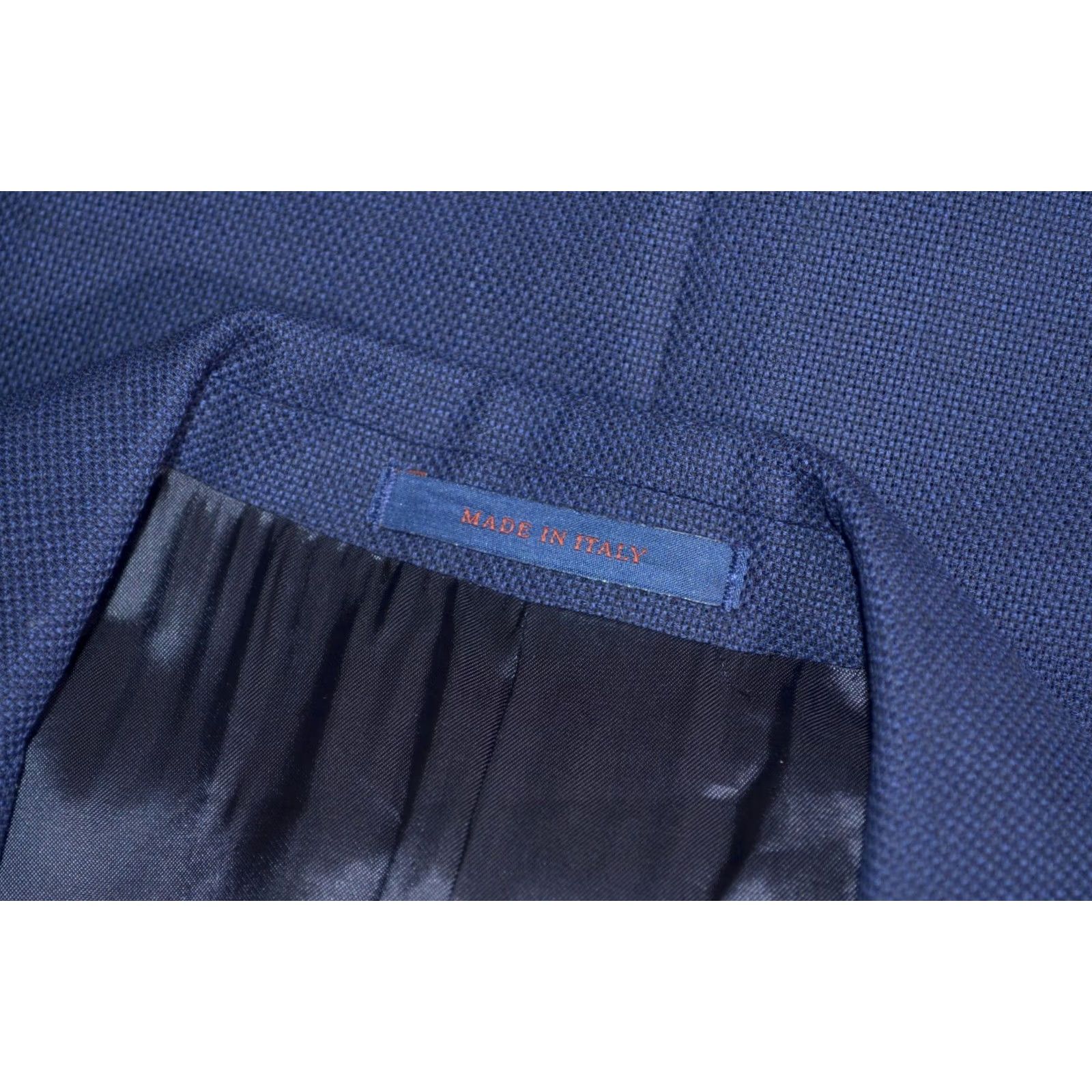Vintage Boggi Milano Navy Blue Wool Blazer Shirt Blazer Mens EU 48 / S Regular Wool Blazer Europe 90s? Size 48R - 6 Thumbnail