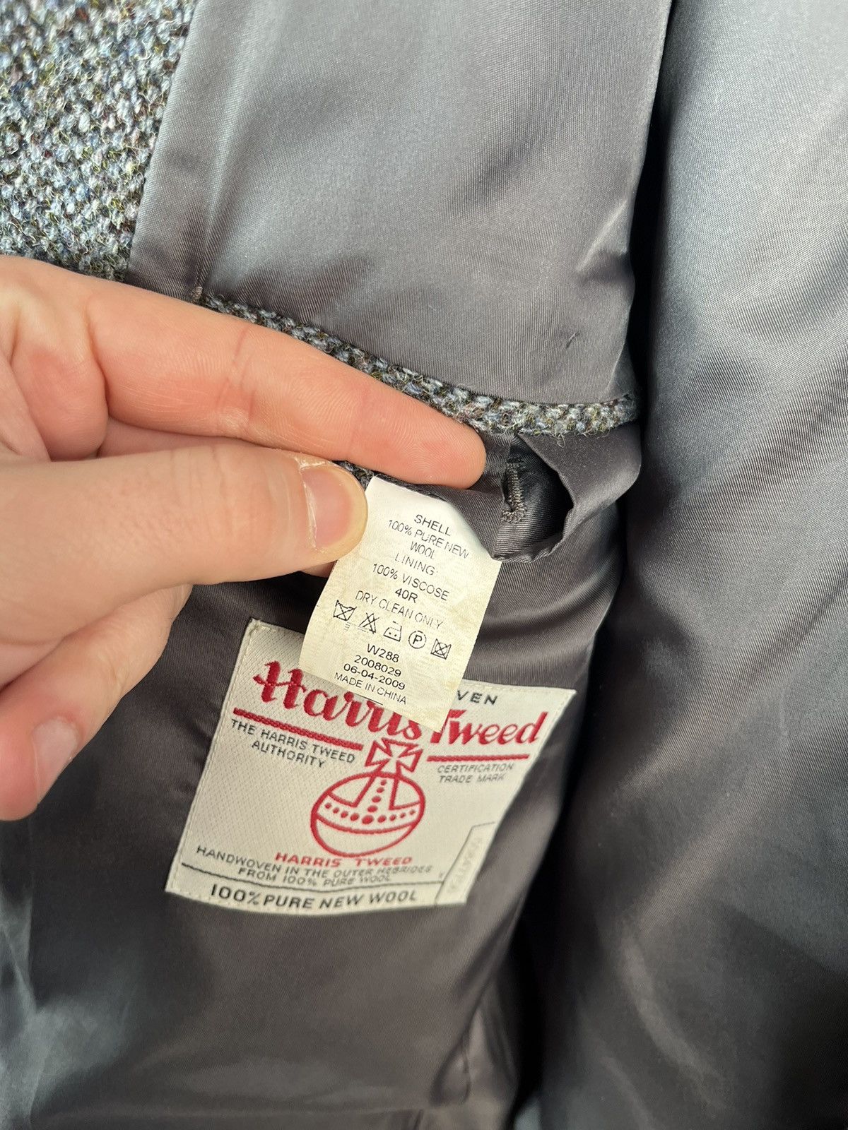 Harris Tweed × Vintage harris tweed blazer jacket size 40r Size 40R - 7 Thumbnail