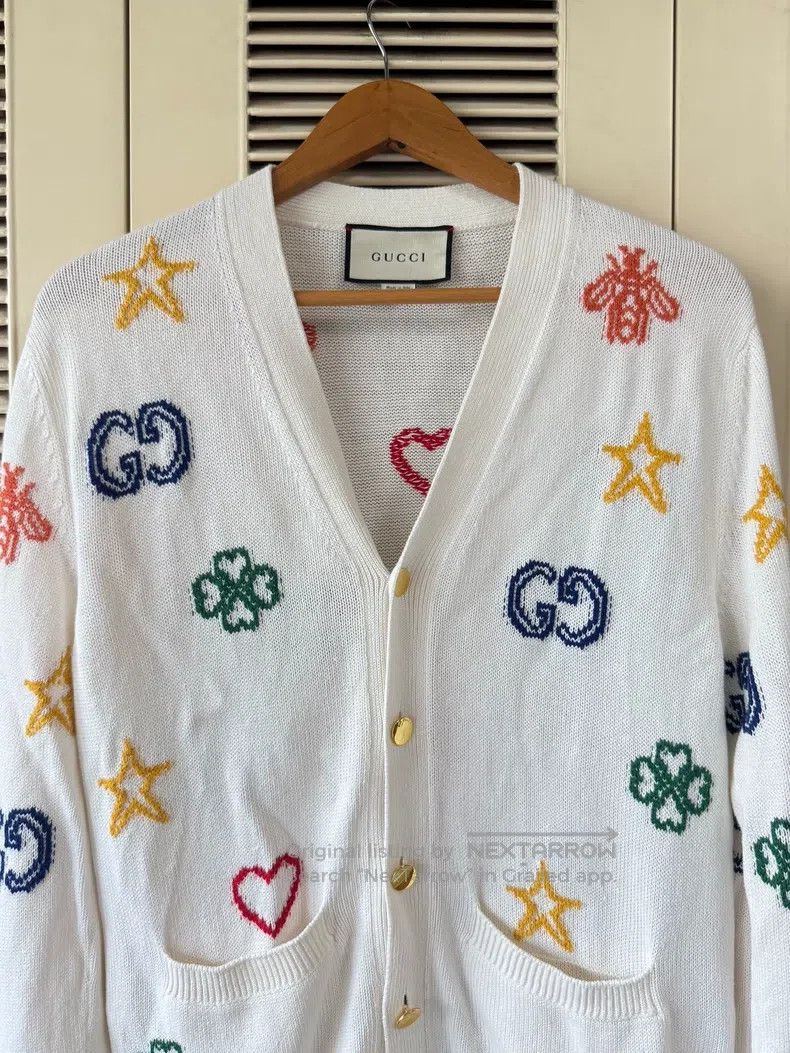 Gucci Gucci Knitted cardigan coat Size S / US 4 / IT 40 - 3 Thumbnail