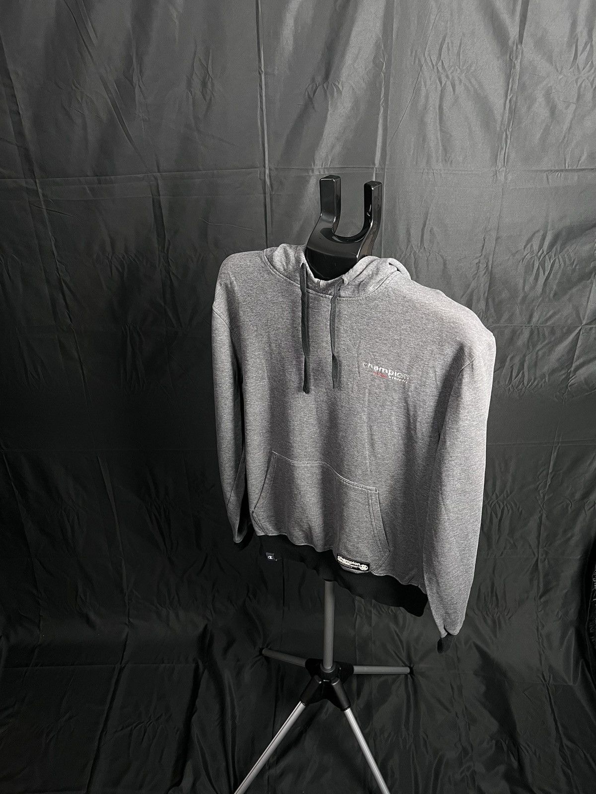 Champion × Vintage 🔴 Vintage grey hoodie Champion urban athletic apparel Size US S / EU 44-46 / 1 - 1 Thumbnail