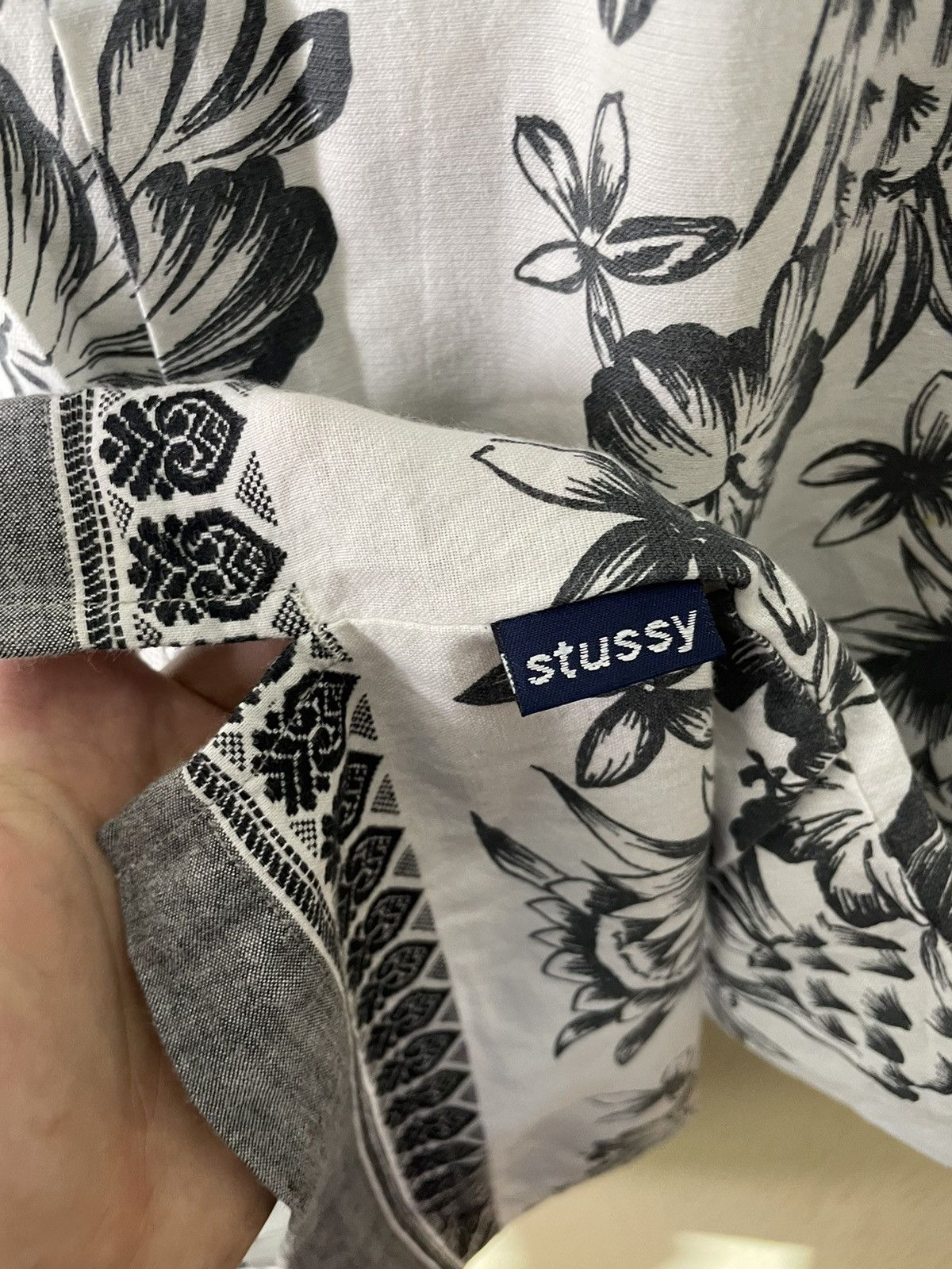 Stussy × Vintage Stussy vintage shirt 90s Size US L / EU 52-54 / 3 - 8 Thumbnail